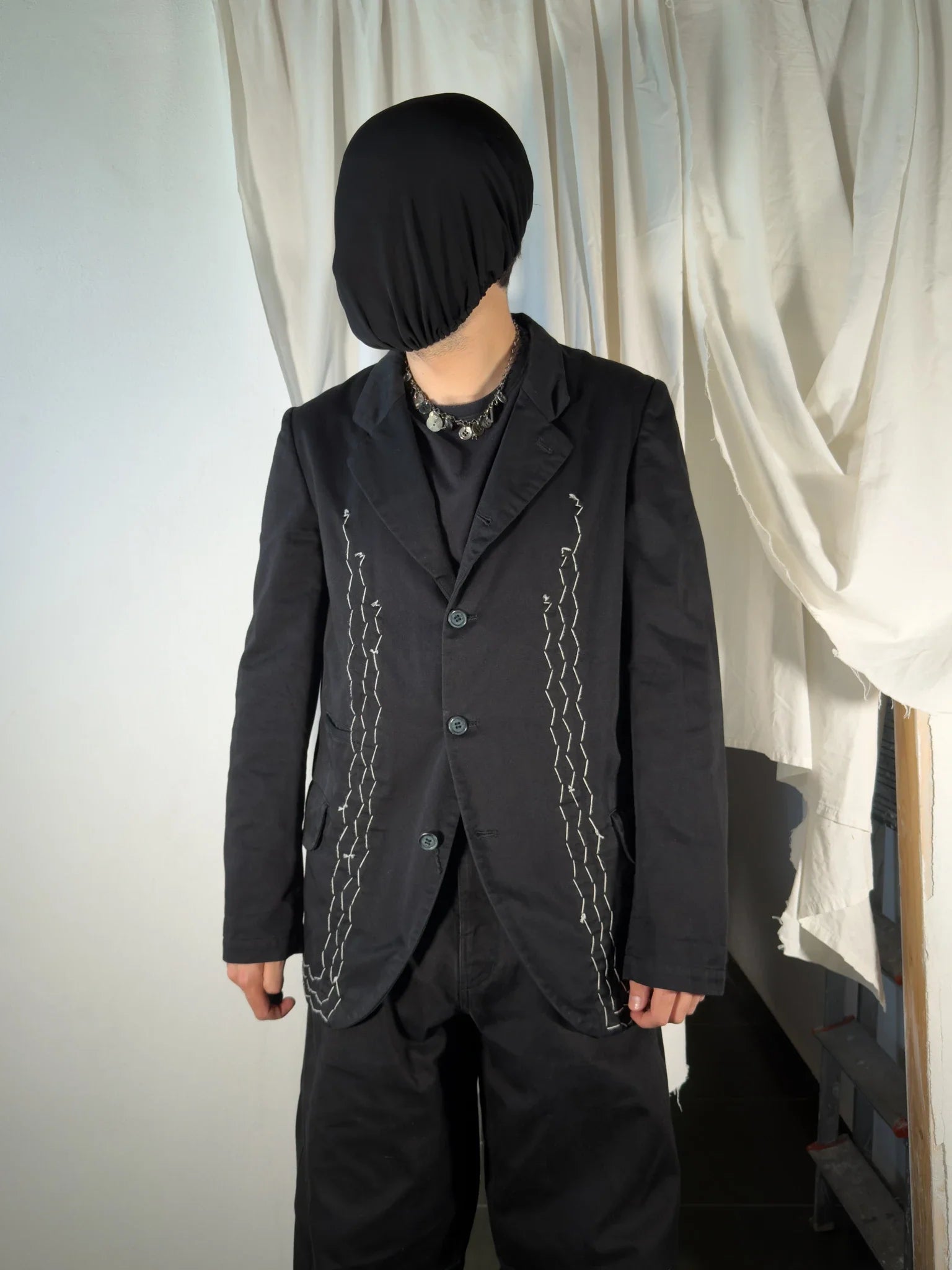 Comme des garçons homme plus evergreen 2000s chains jacket