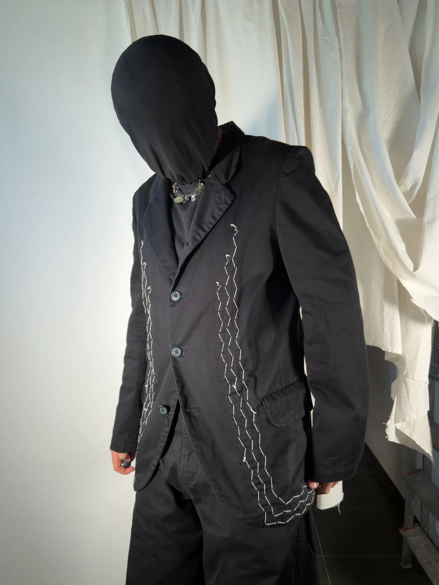 Comme des garçons homme plus evergreen 2000s chains jacket