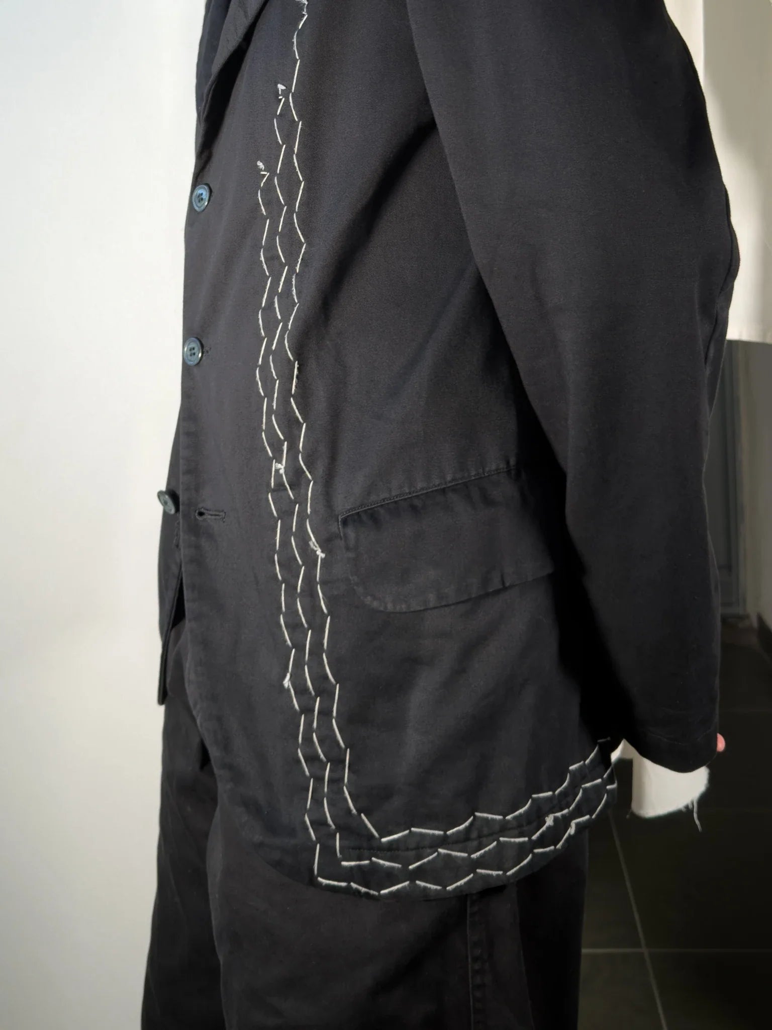 Comme des garçons homme plus evergreen 2000s chains jacket