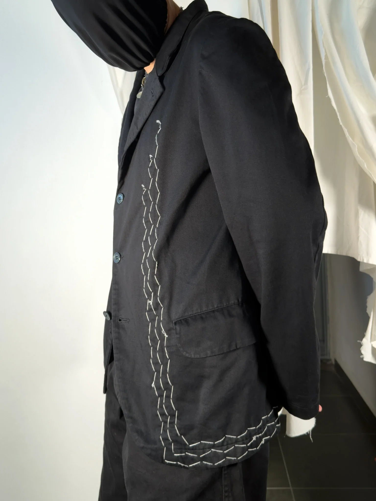 Comme des garçons homme plus evergreen 2000s chains jacket