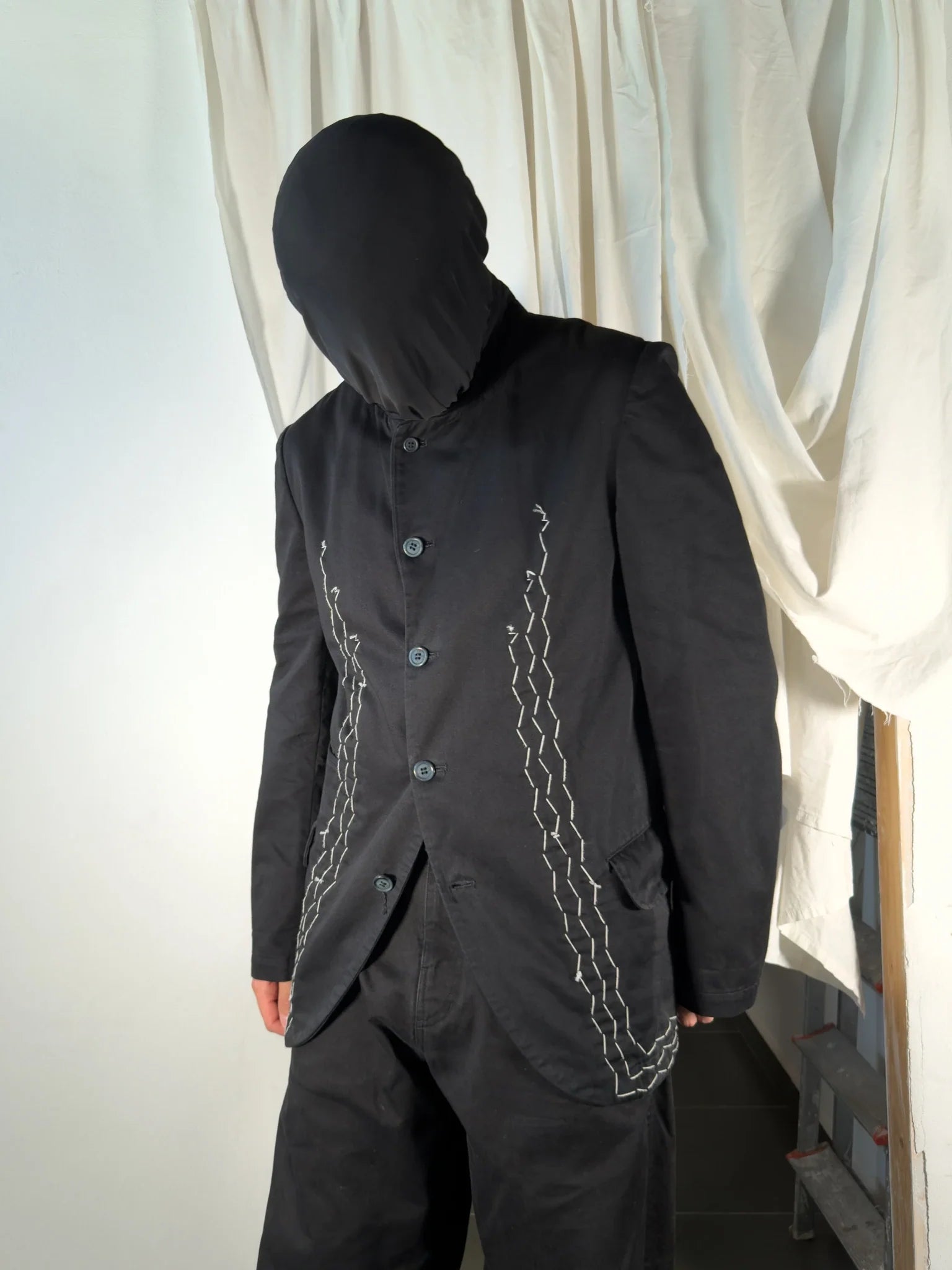 Comme des garçons homme plus evergreen 2000s chains jacket