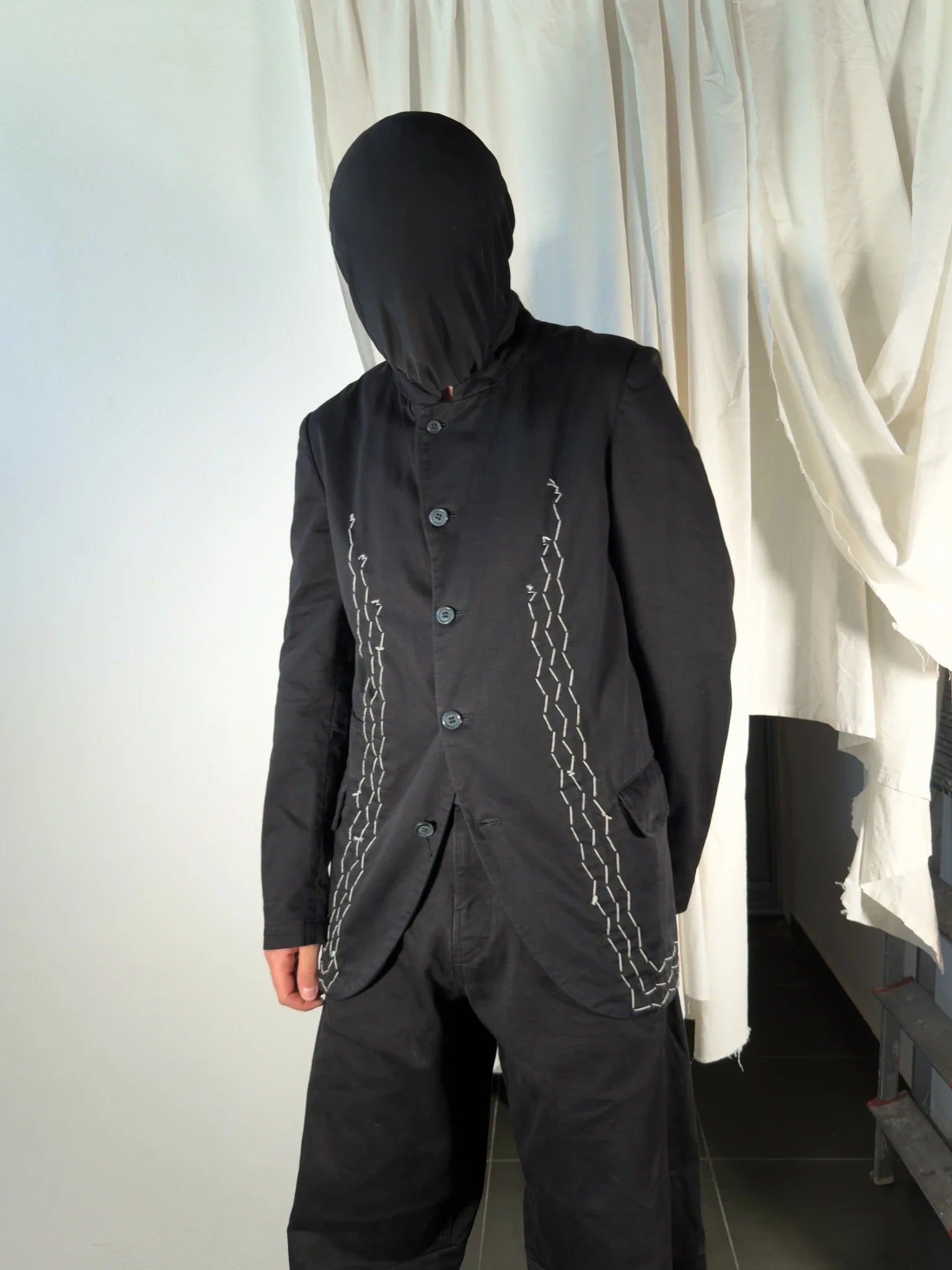 Comme des garçons homme plus evergreen 2000s chains jacket