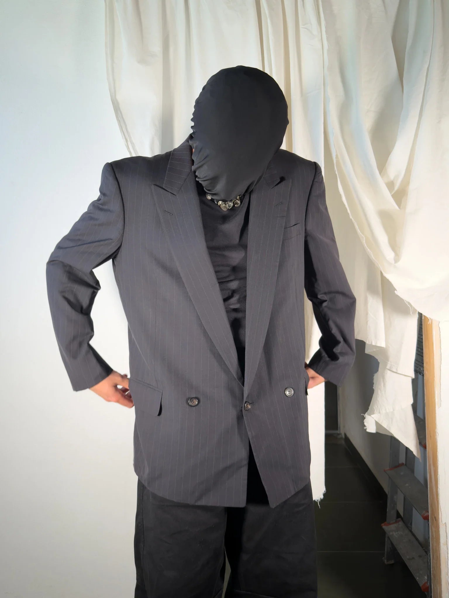 Comme des garçons homme deux a/w 1993 oversized three-button jacket