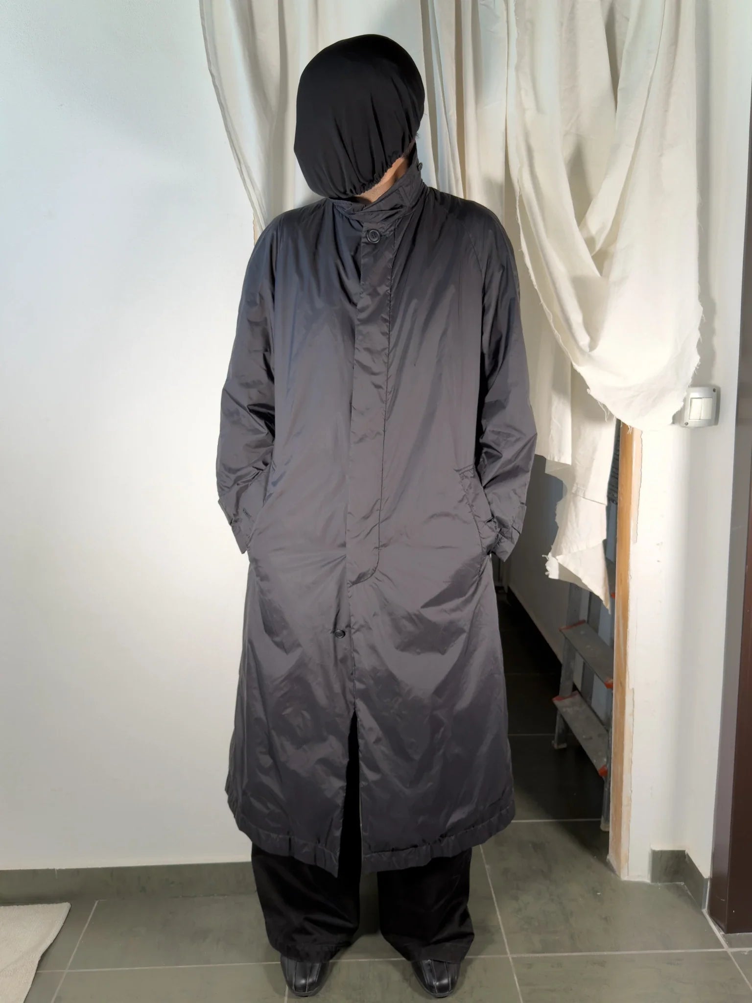 Issey miyake men a/w 1999 parachute trench coat