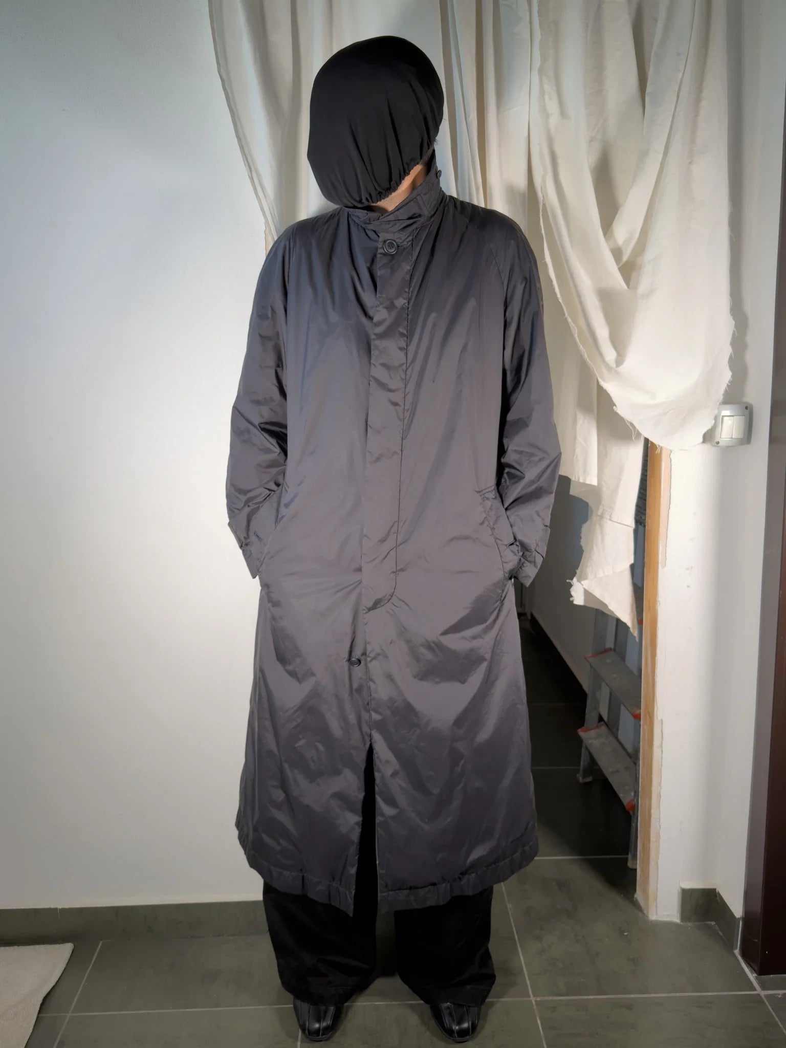 Issey miyake men a/w 1999 parachute trench coat