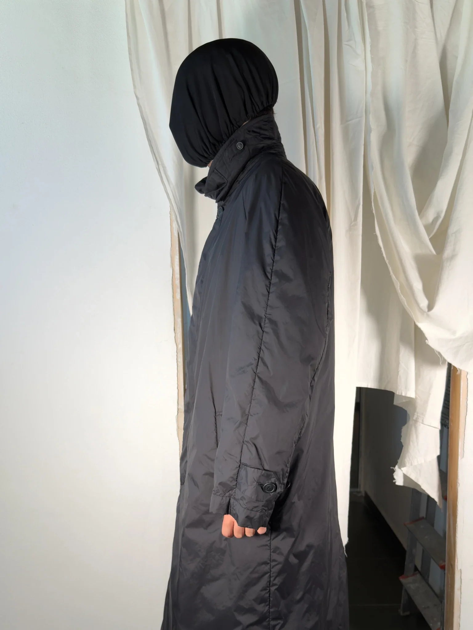 Issey miyake men a/w 1999 parachute trench coat