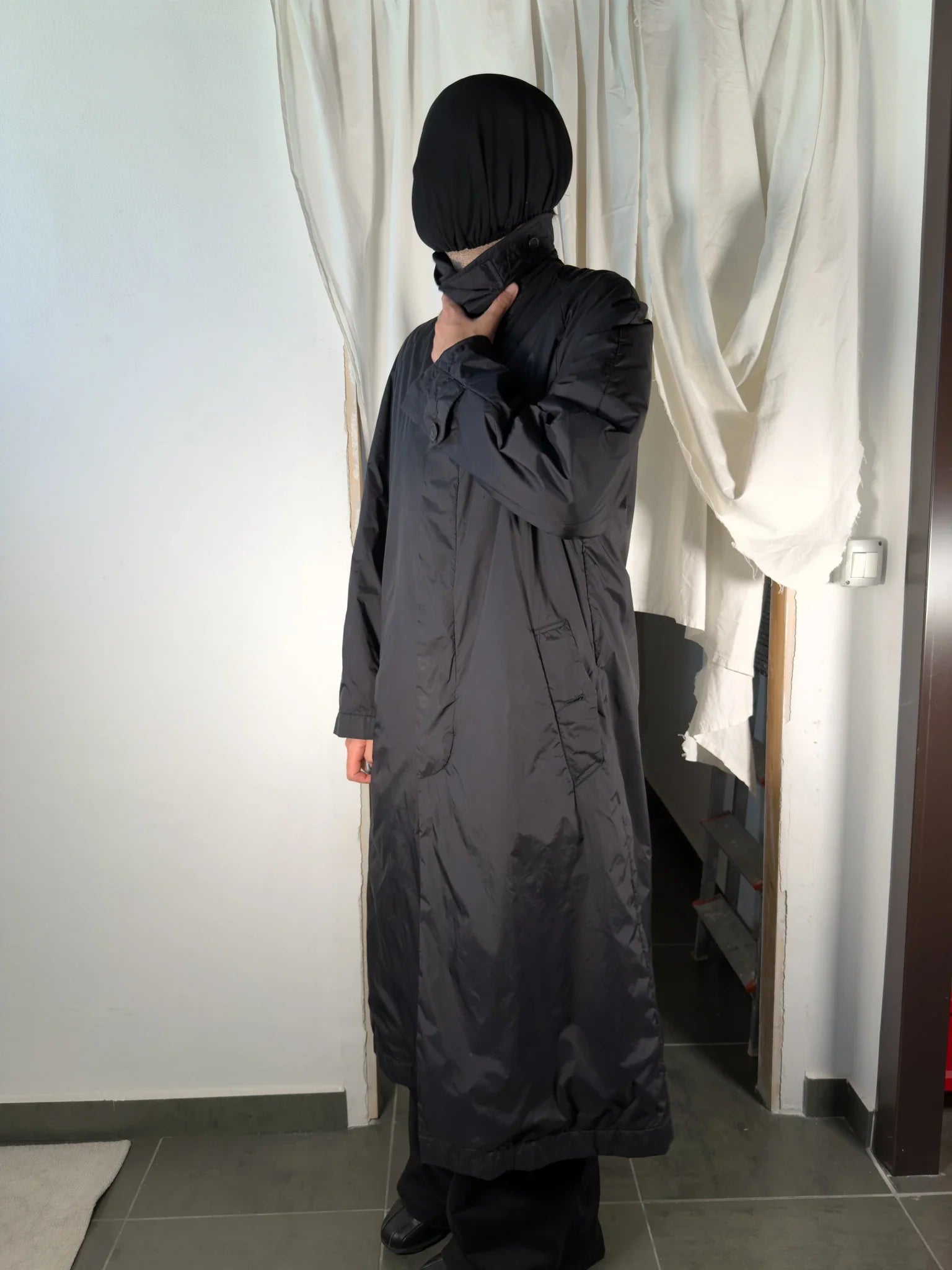 Issey miyake men a/w 1999 parachute trench coat