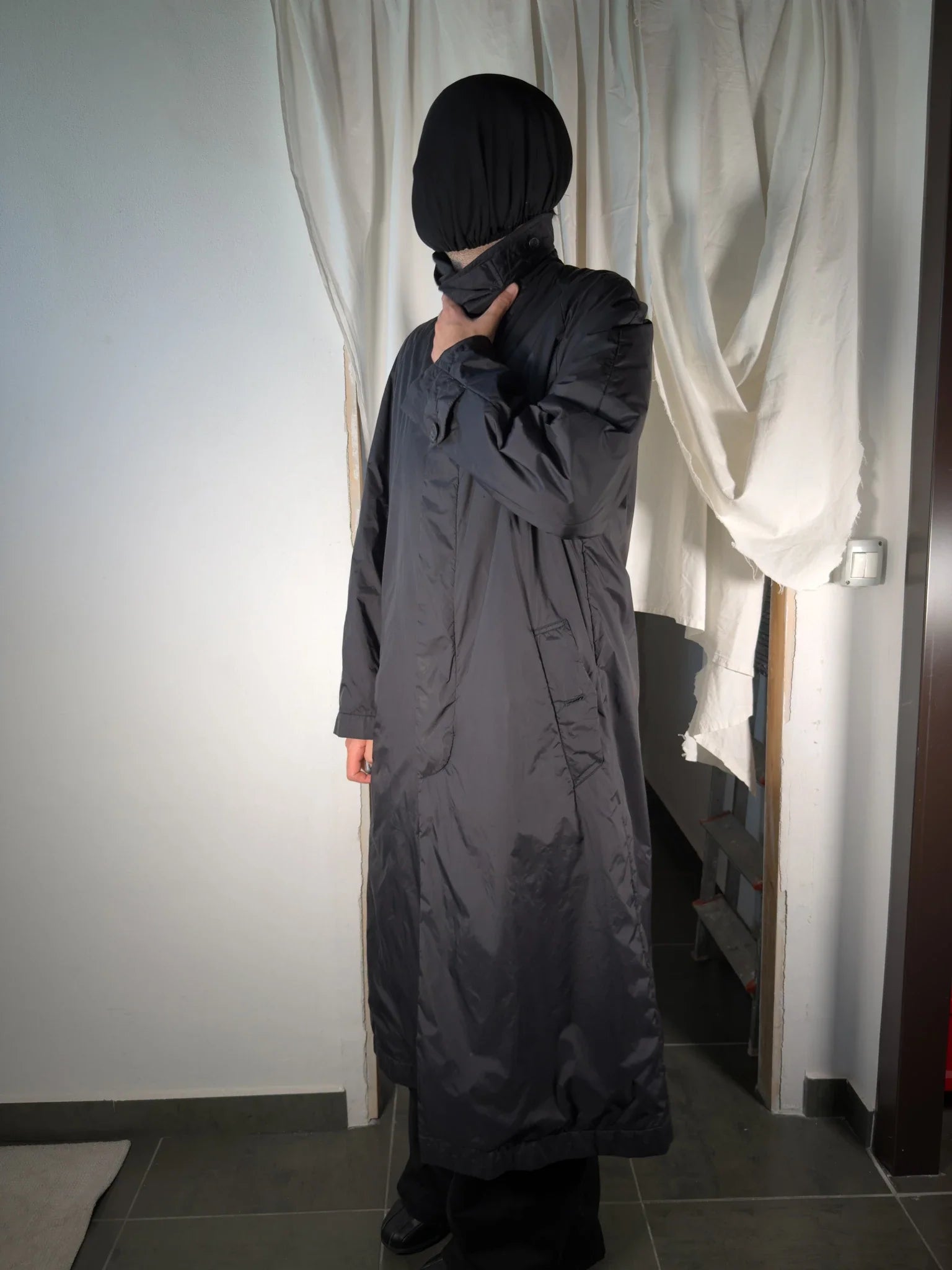 Issey miyake men a/w 1999 parachute trench coat