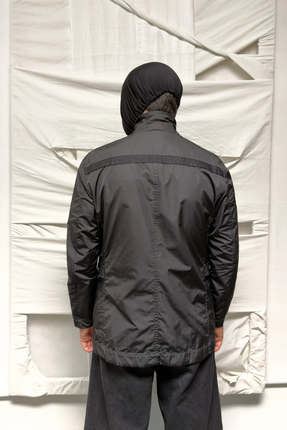 Issey miyake men a/w 2011 stripes three pockets jacket