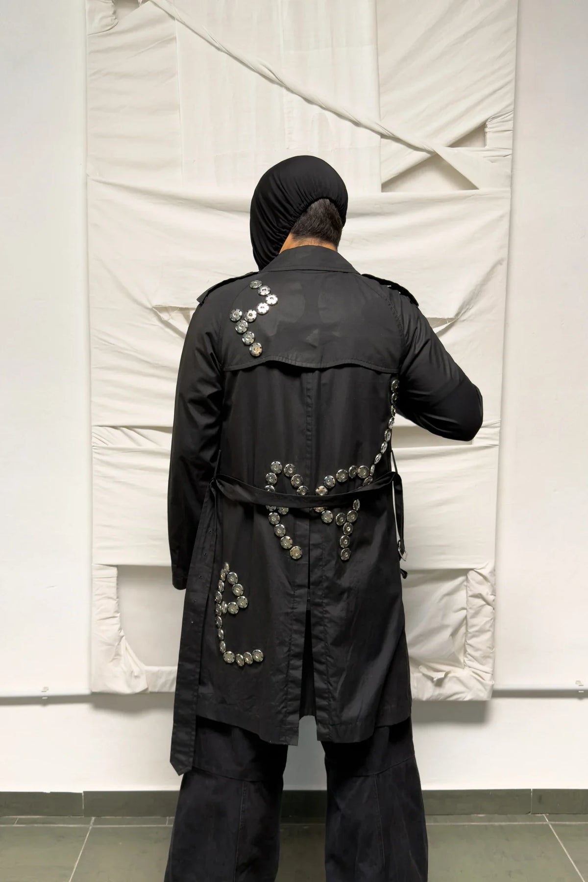 Comme des garçons homme plus s/s 2016 buttons trench