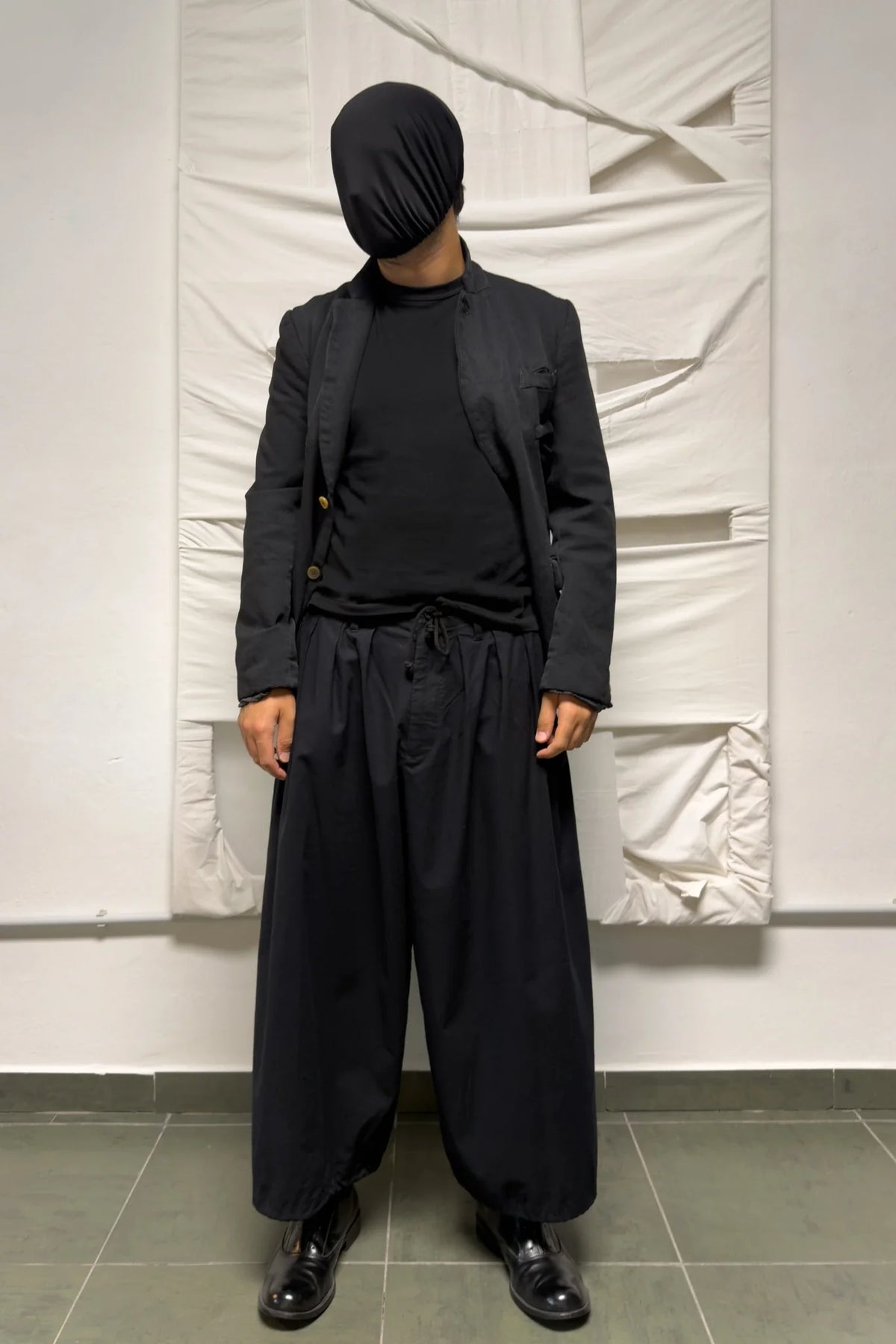 Black scandal yohji yamamoto a/w 2018 balloon pants