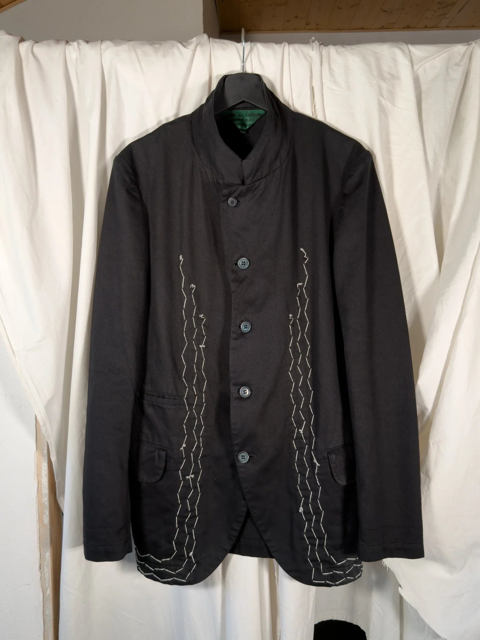 Comme des garçons homme plus evergreen 2000s chains jacket