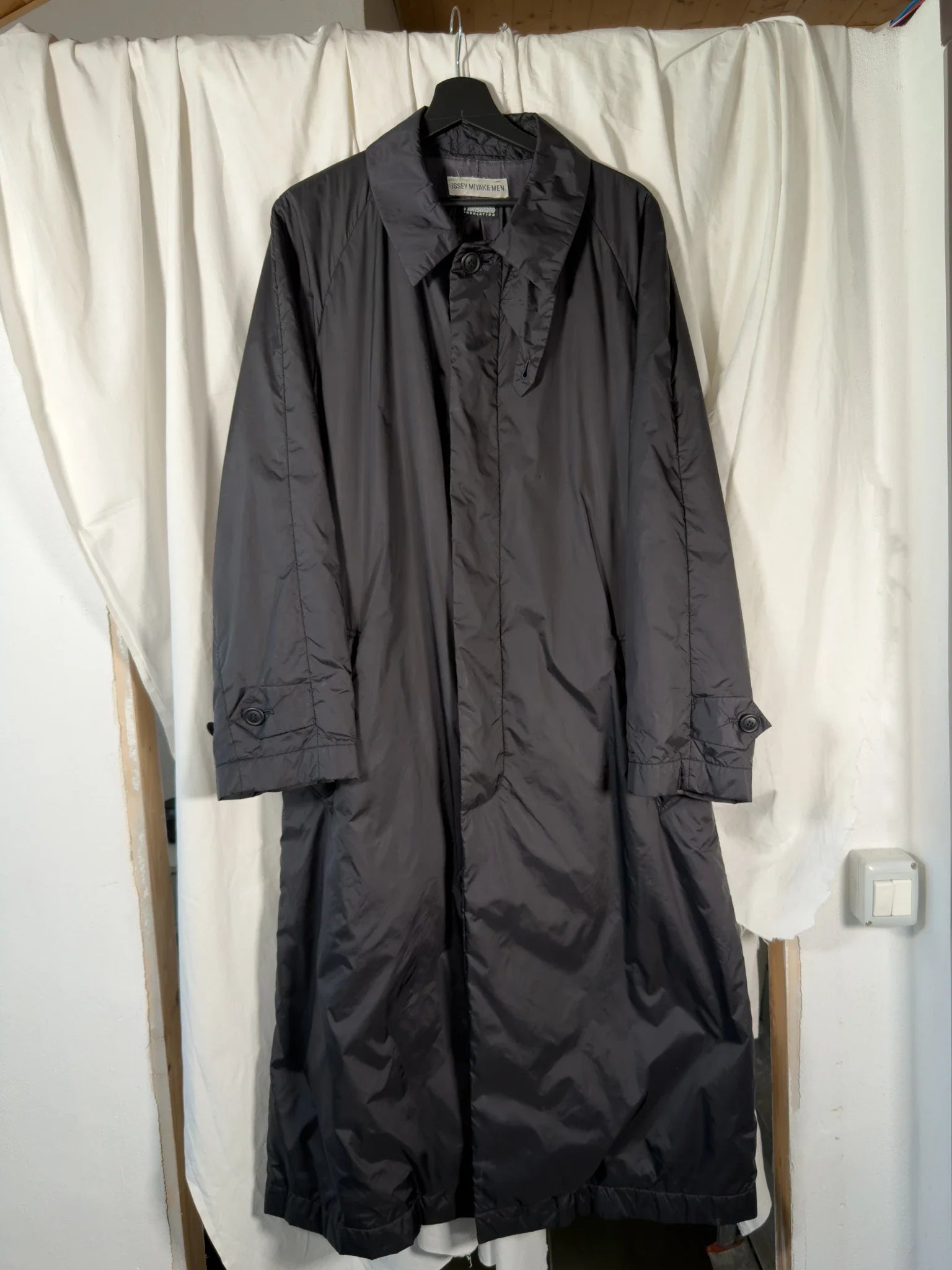 Issey miyake men a/w 1999 parachute trench coat