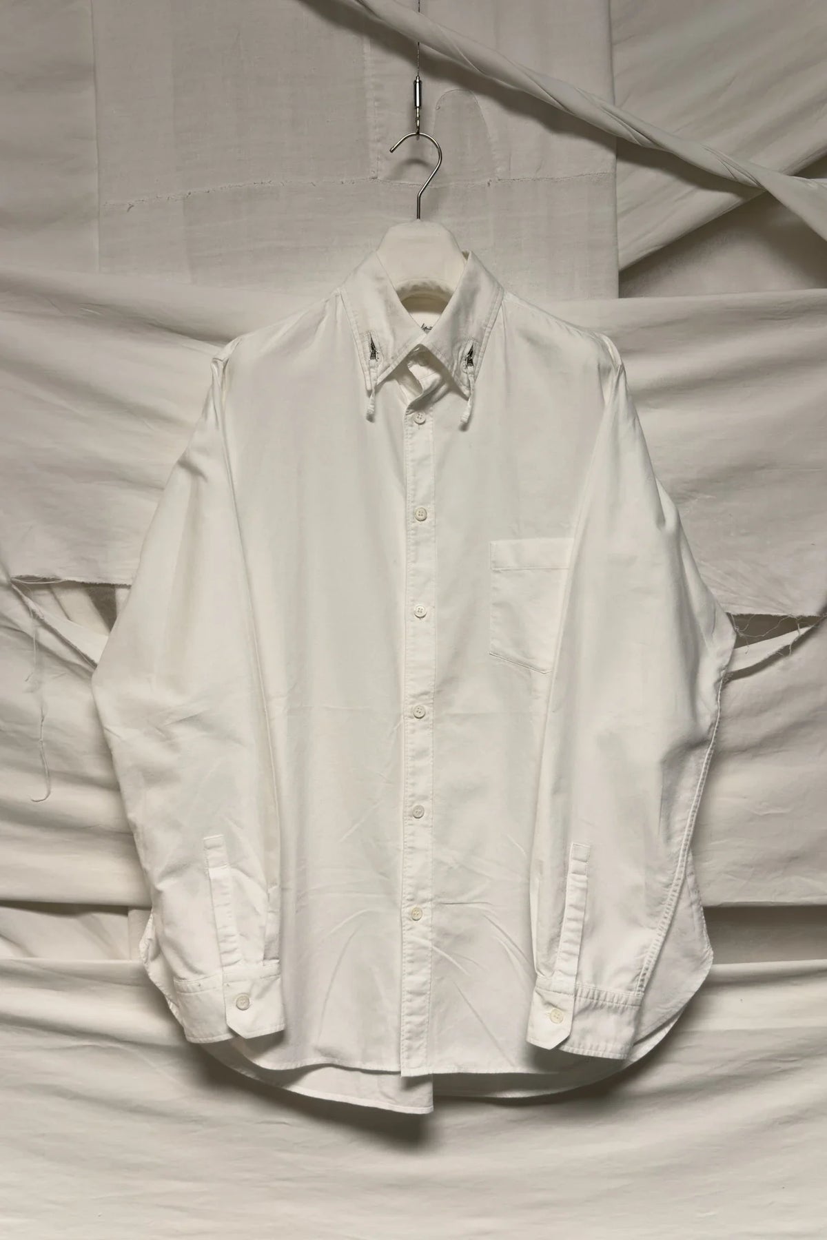 Yohji yamamoto pour homme s/s 2013 zips collar shirt