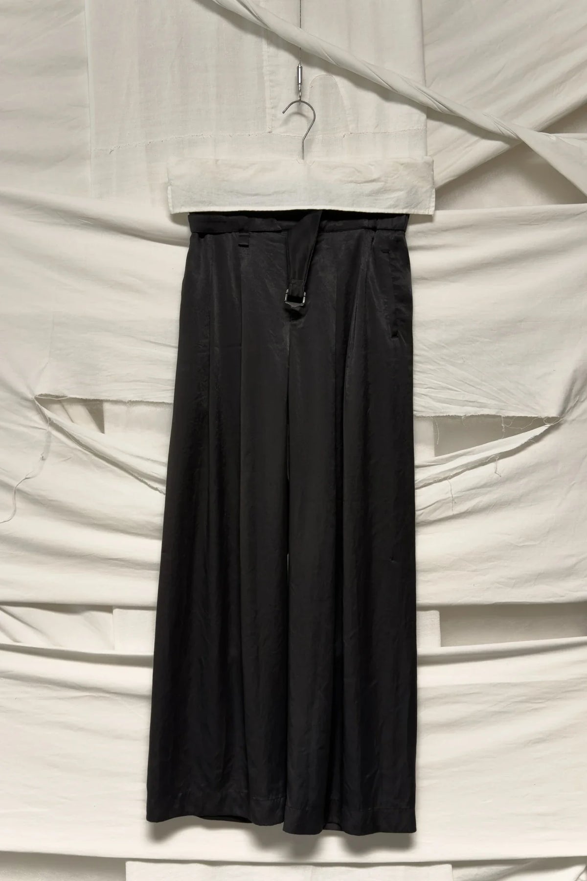 Issey miyake s/s 2023 wide soft pants
