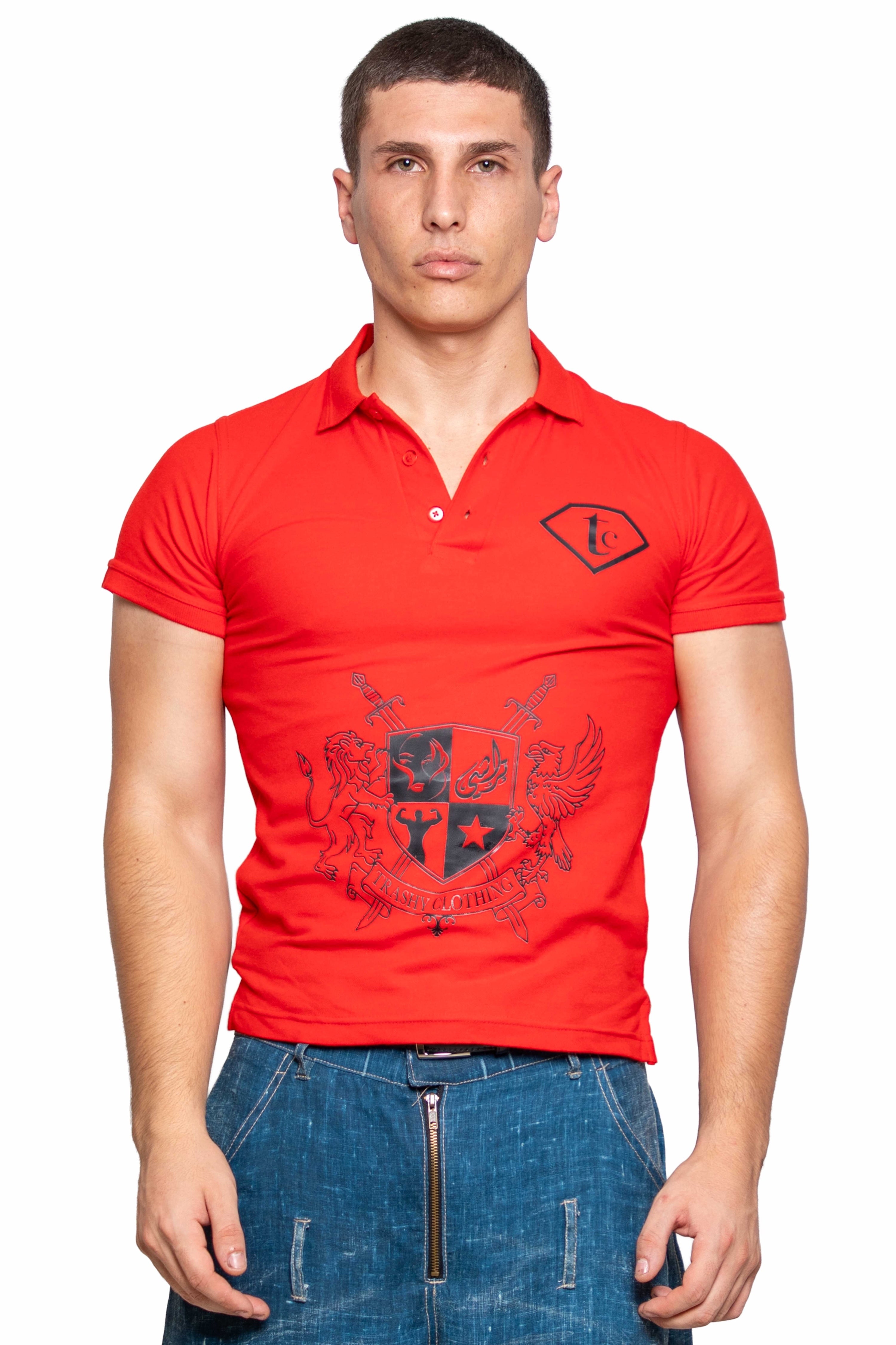 Tc coat of arms polo top