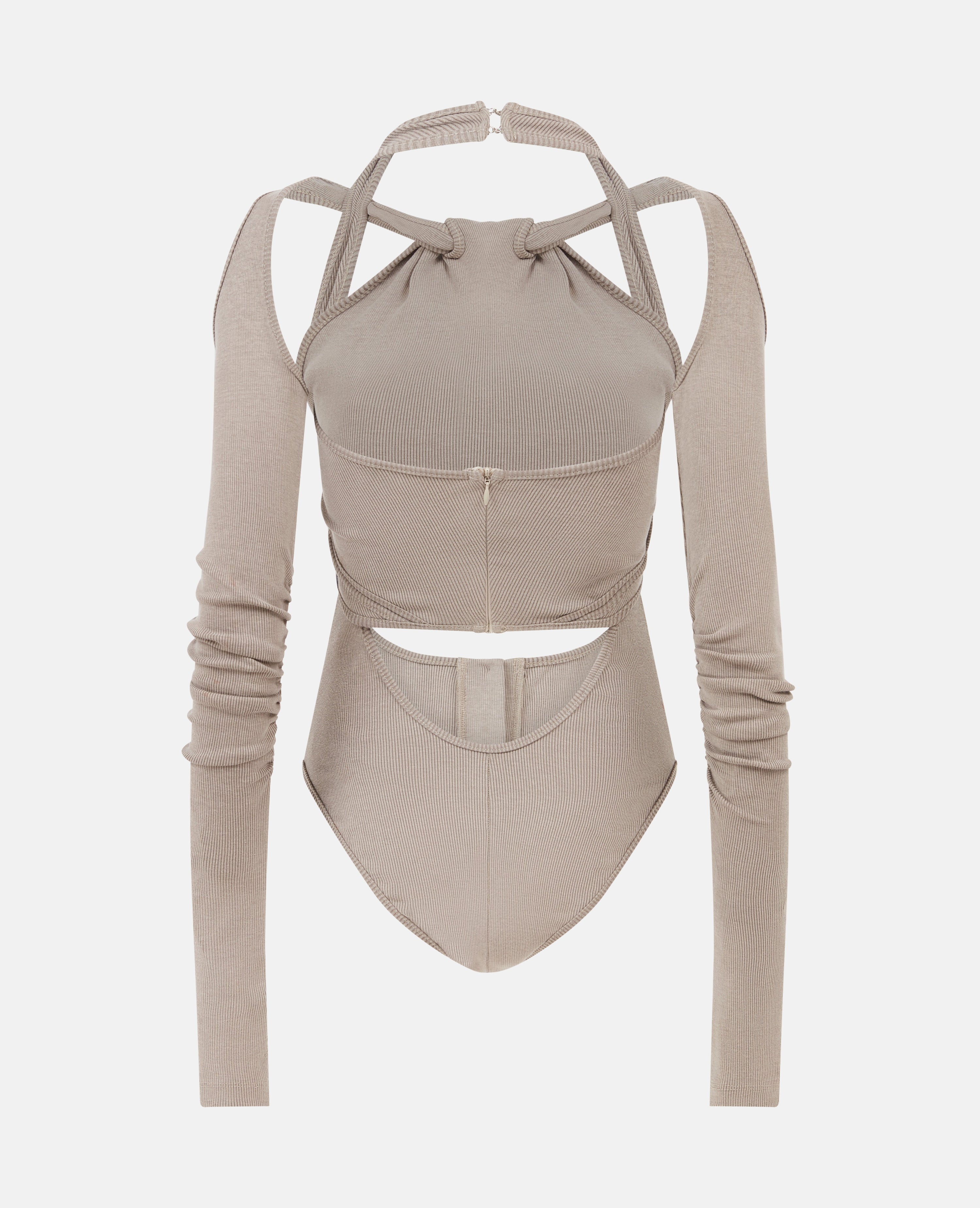 Asuka leotard taupe