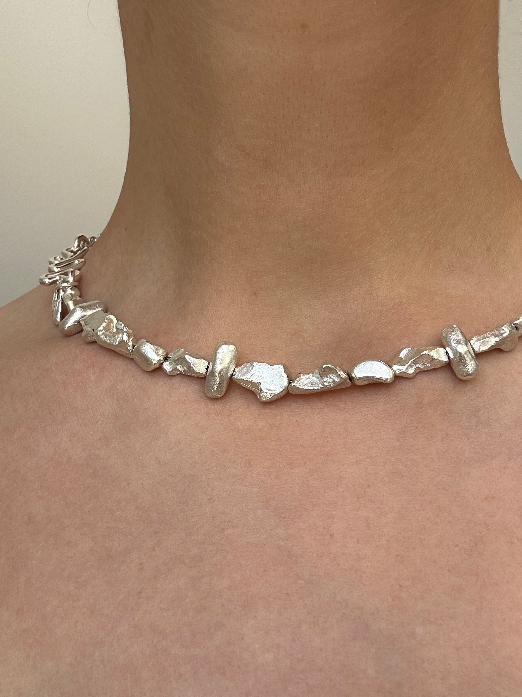 Rock chain necklace