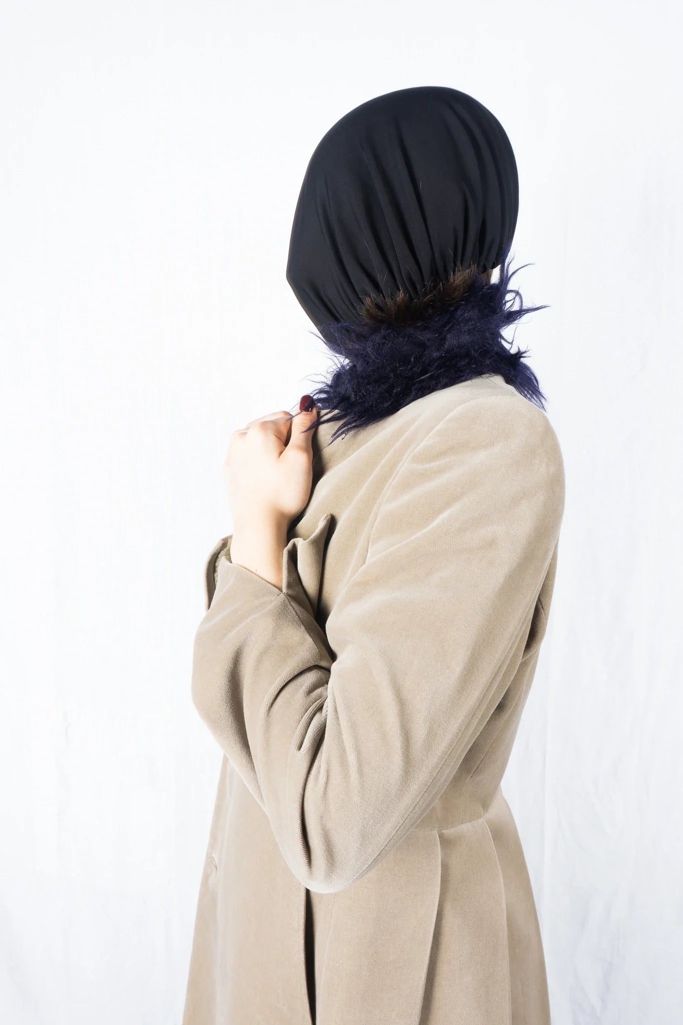 Undercover a/w 2016 pleated velvet coat