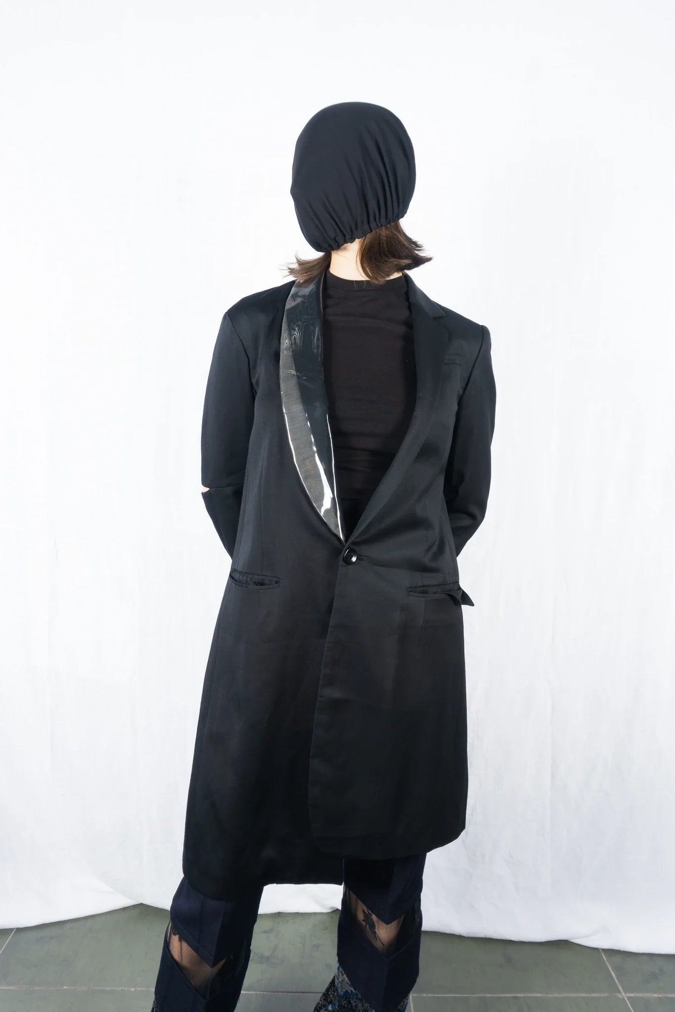 Undercover s/s 2014 deconstructed pvc detail coat