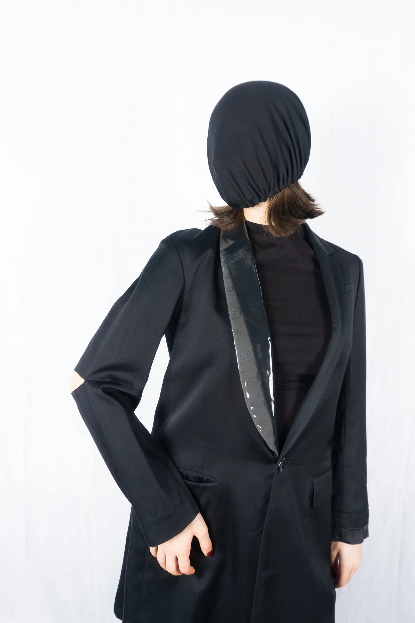 Undercover s/s 2014 deconstructed pvc detail coat