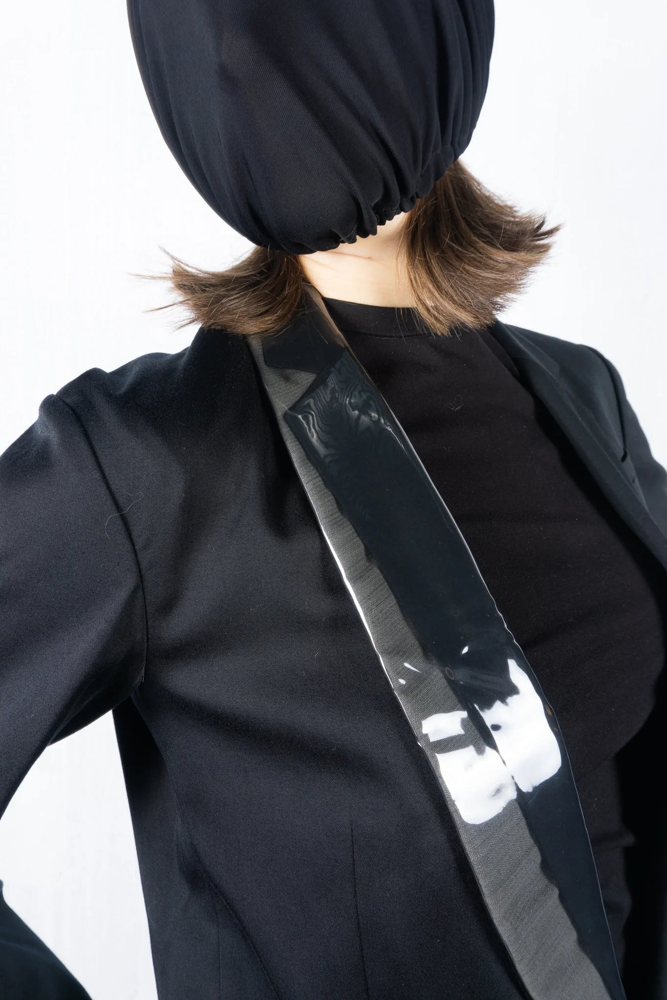 Undercover s/s 2014 deconstructed pvc detail coat