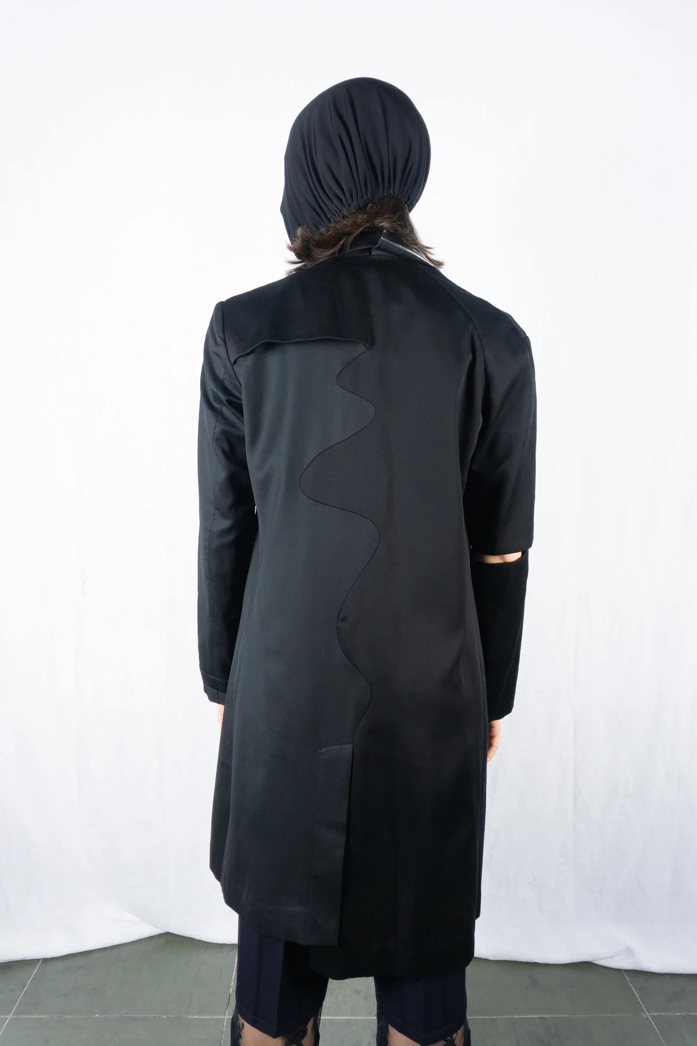 Undercover s/s 2014 deconstructed pvc detail coat