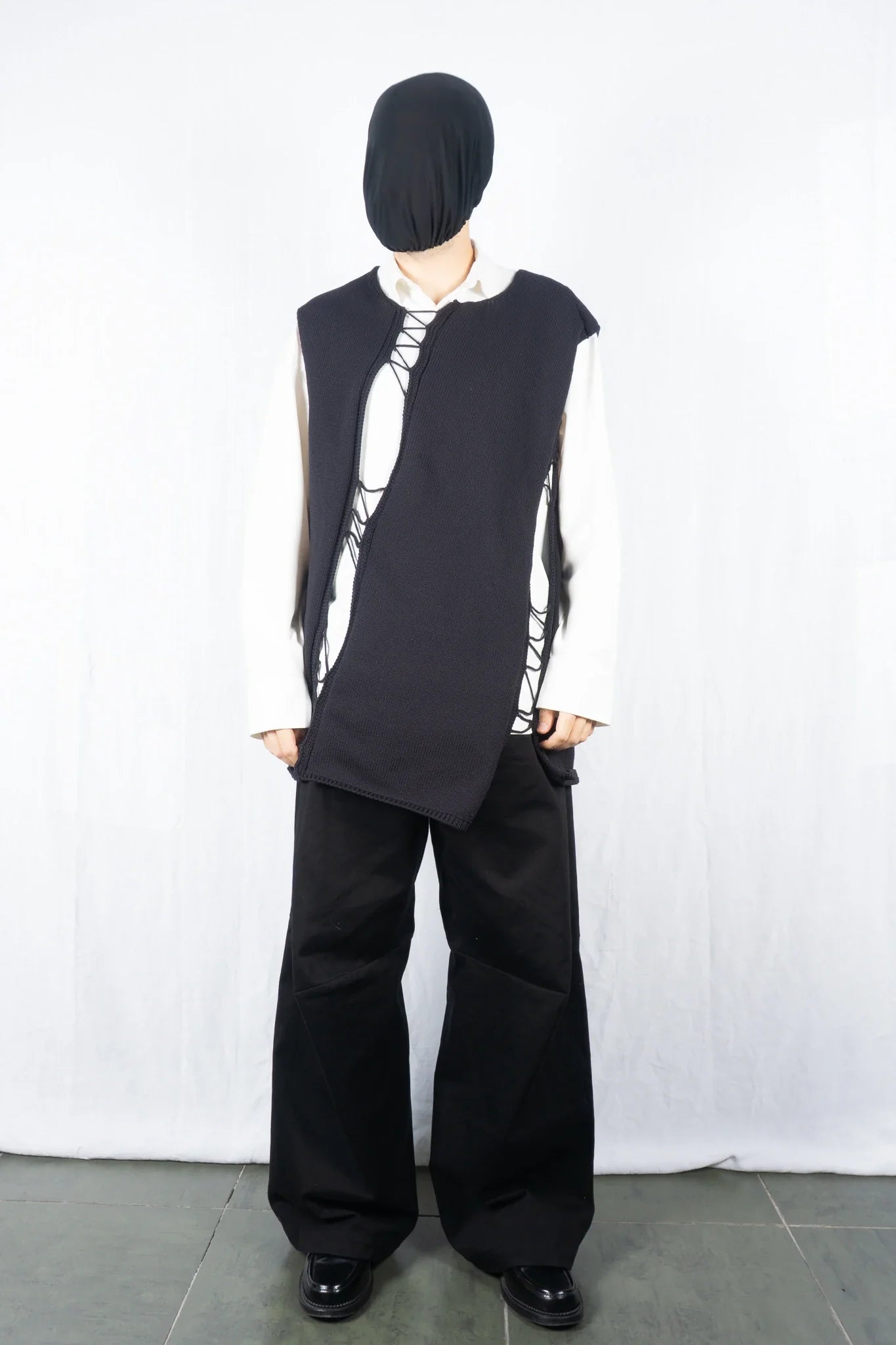 Comme des garçons homme plus s/s 2022 sleeveless sweater