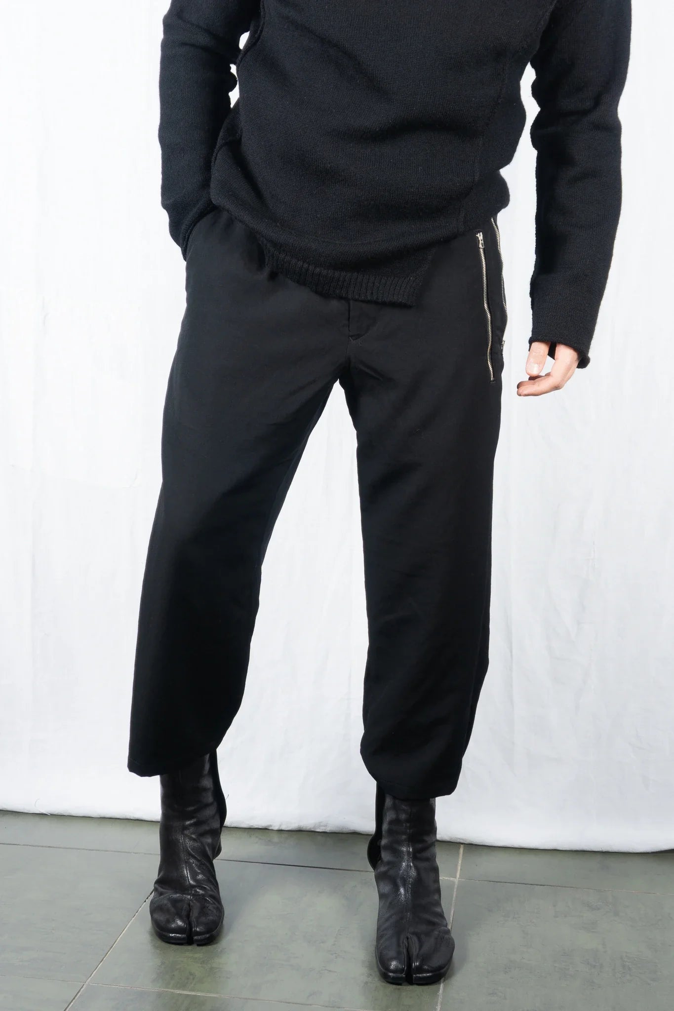 Yohji yamamoto pour homme s/s 2019 double zipper pants