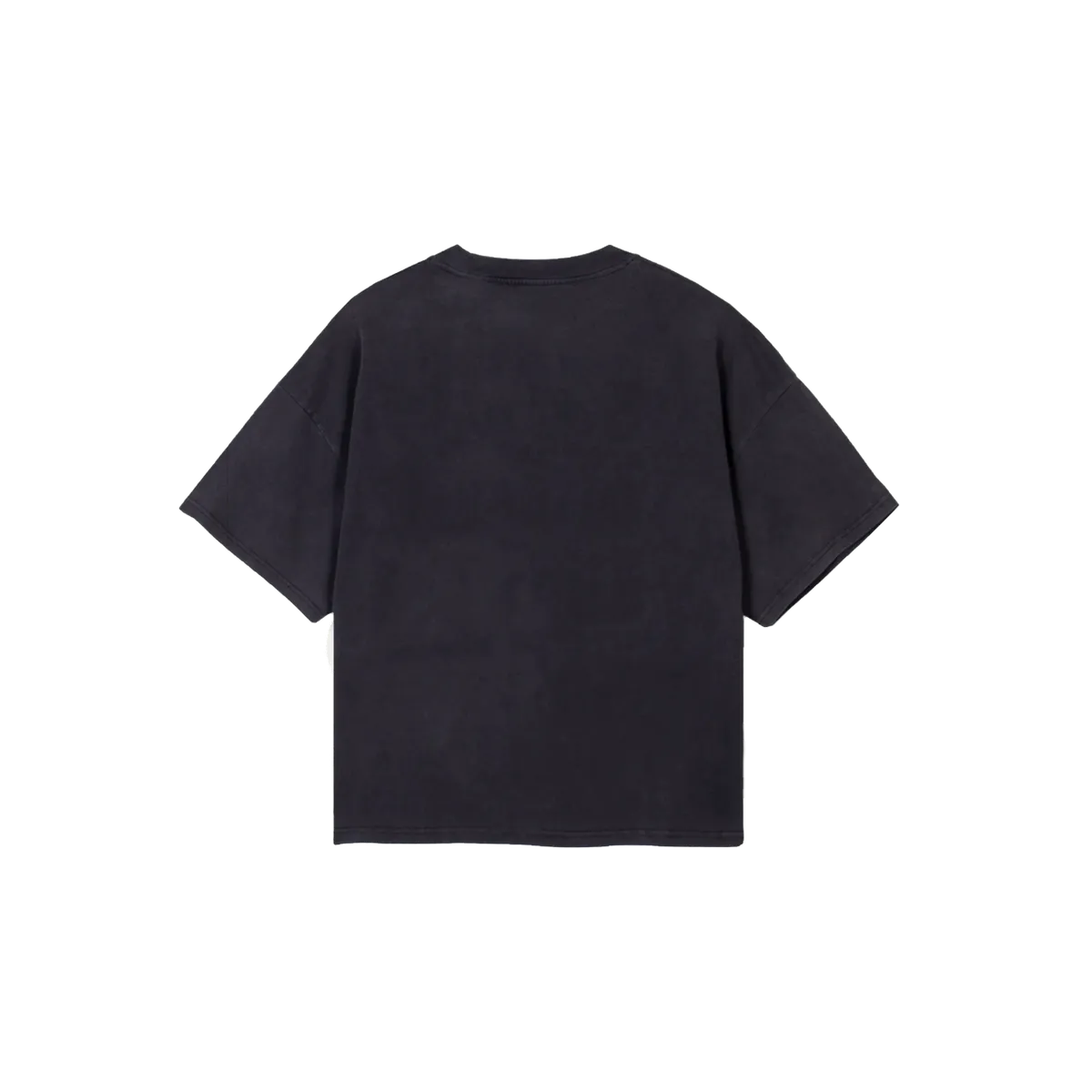 Cropped T-Shirt - Tears of Eros  - Washed Black
