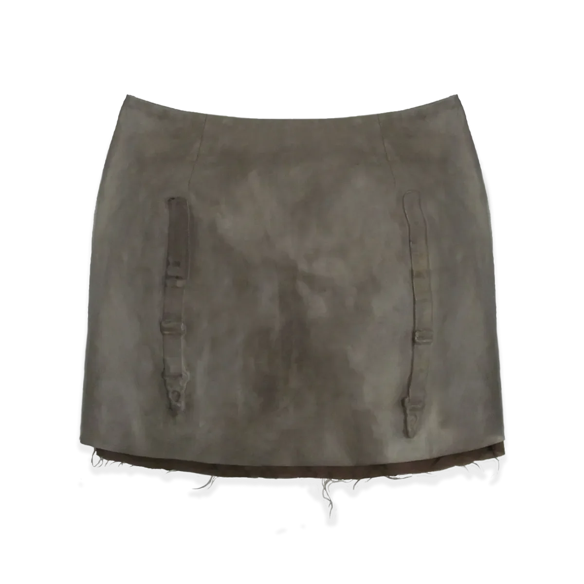 Suspender Skirt - Nude