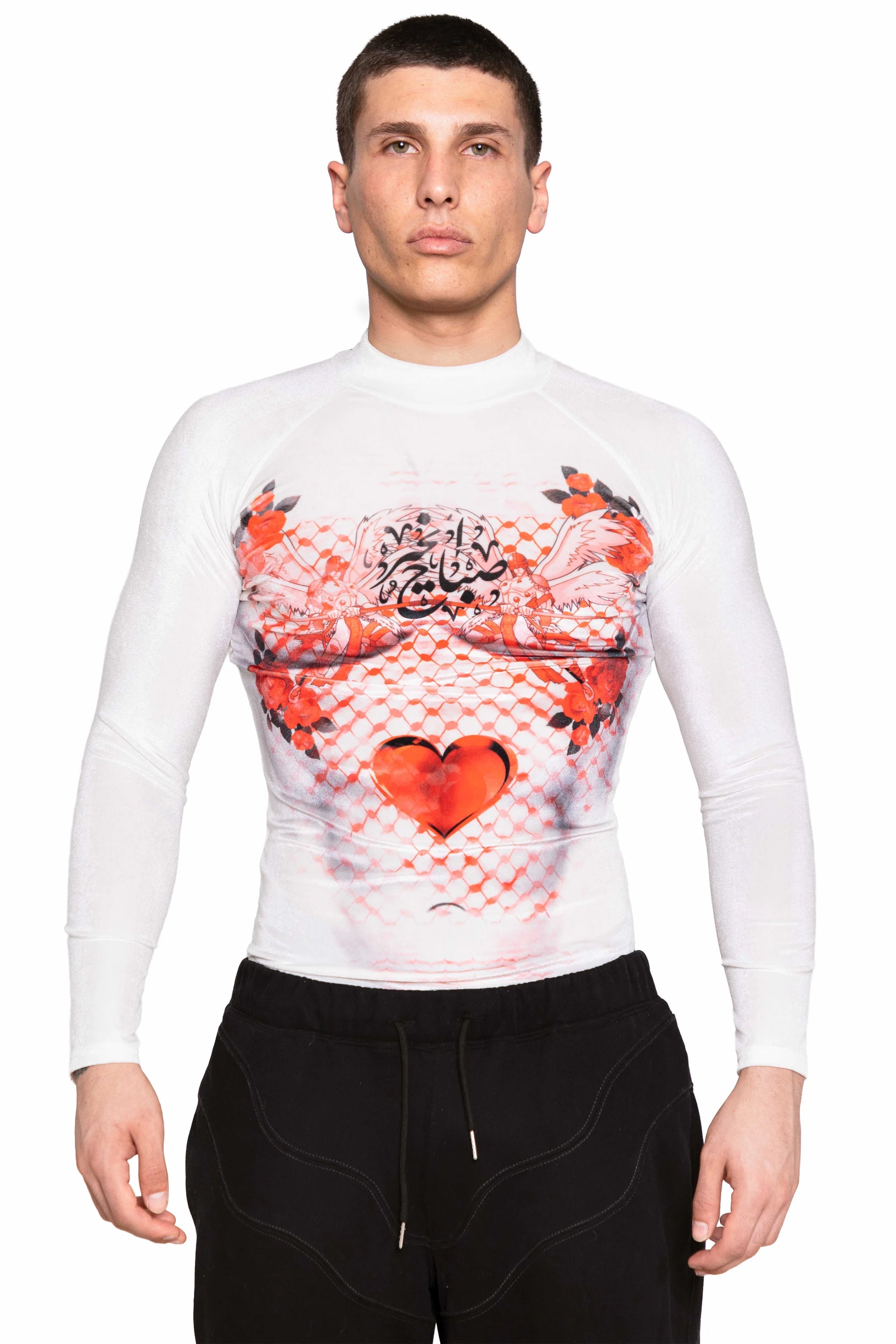 Sabah velvet longsleeve top