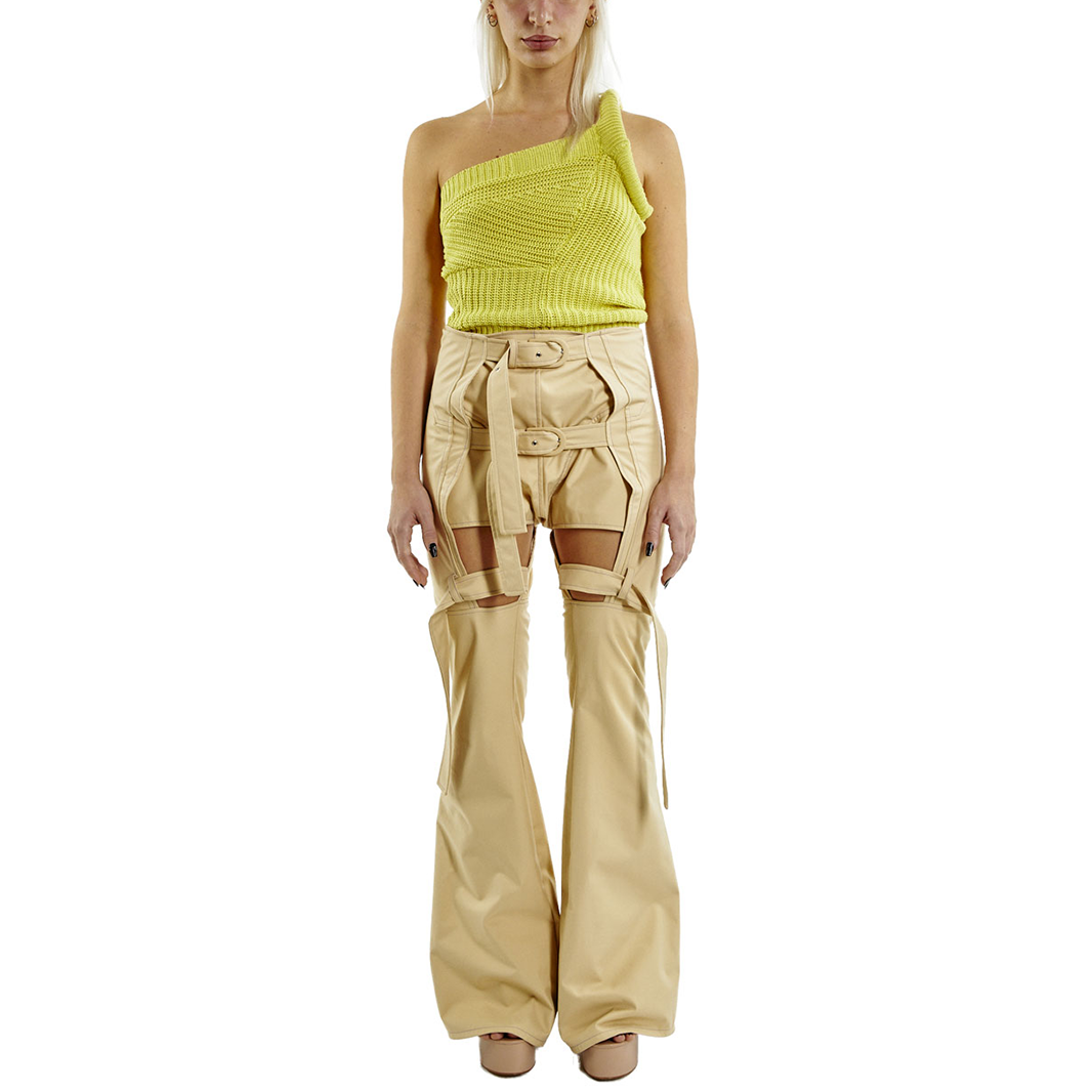 Buckle pantalone beige