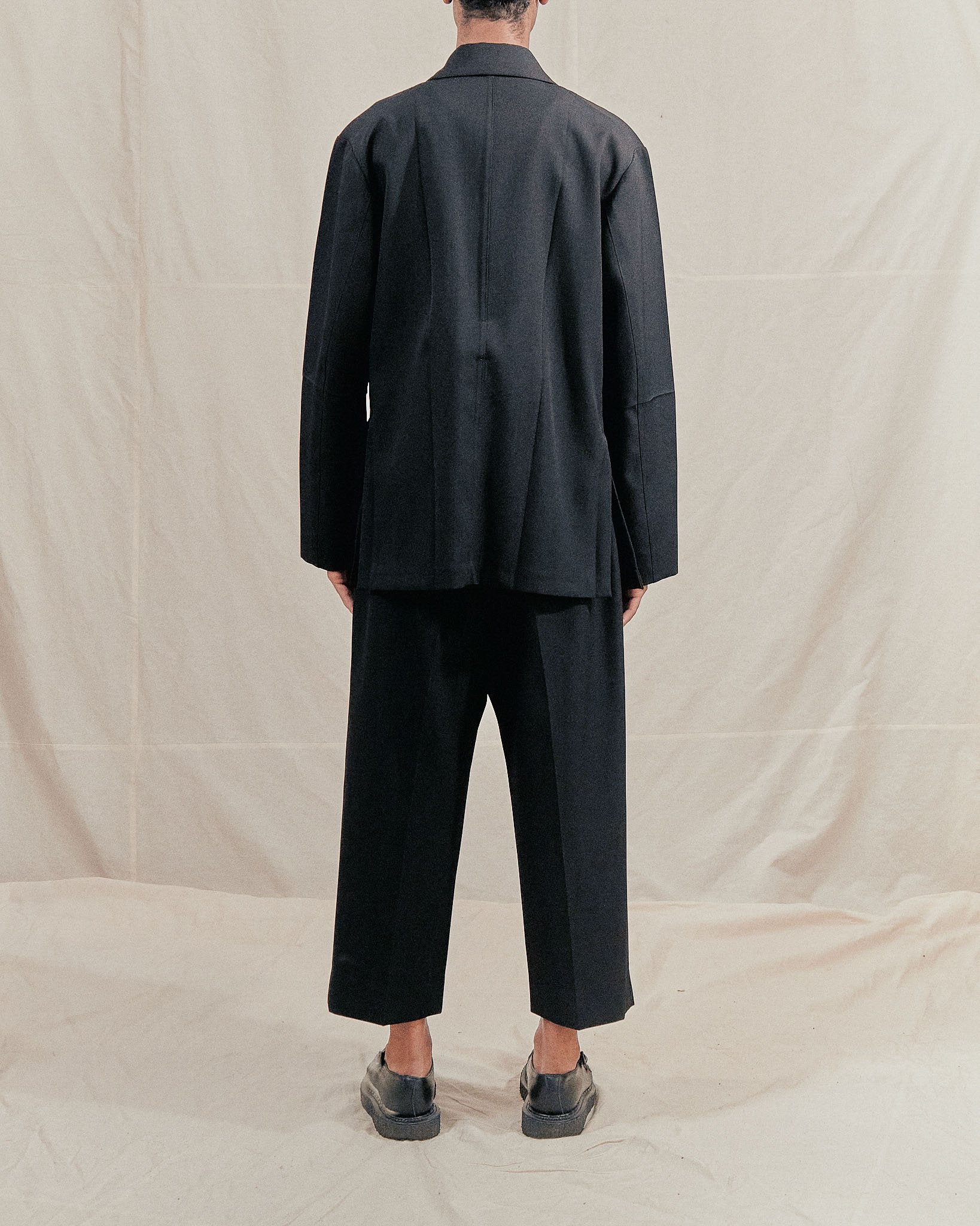 Safari origami jacket gabardine