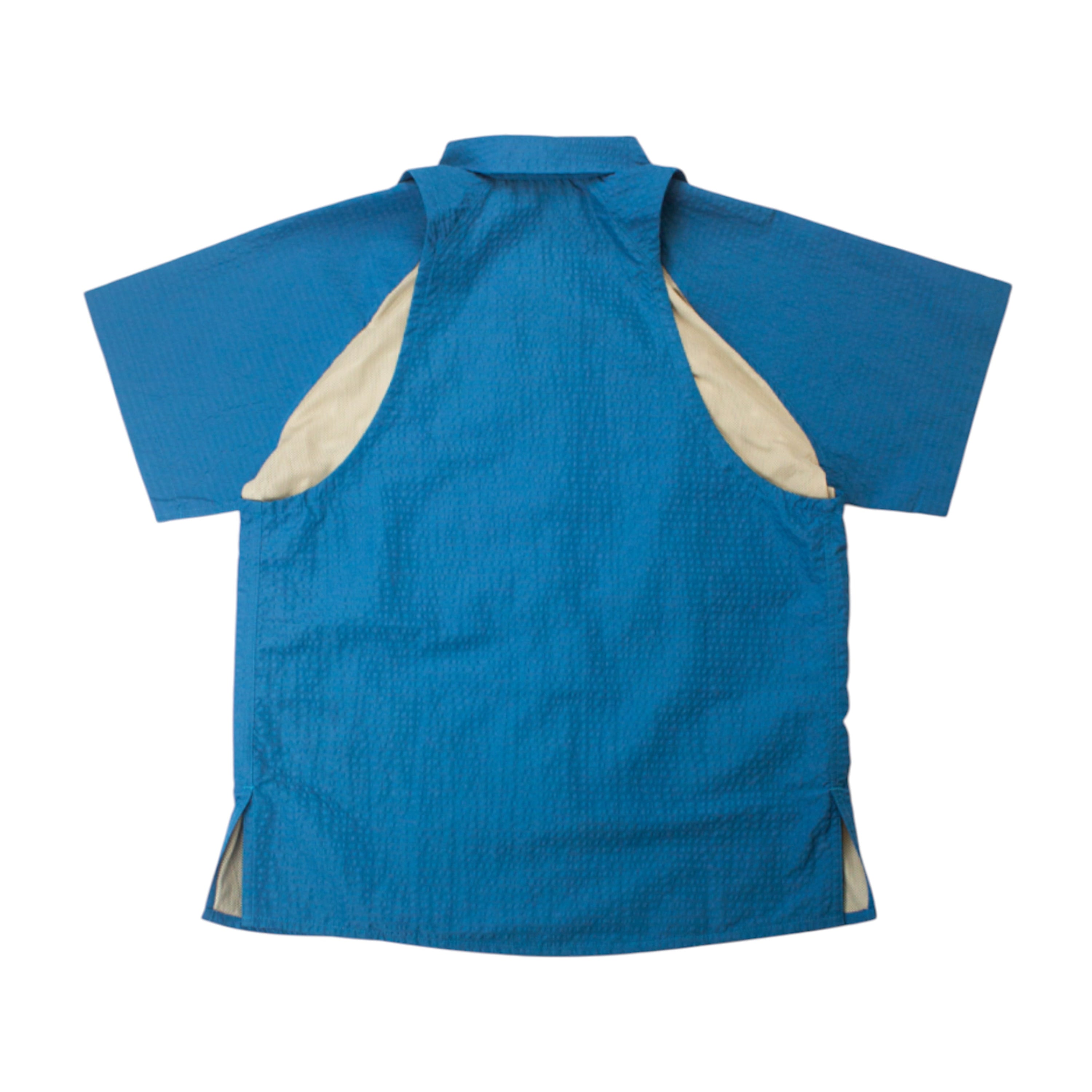 Seersucker  shirt - teal