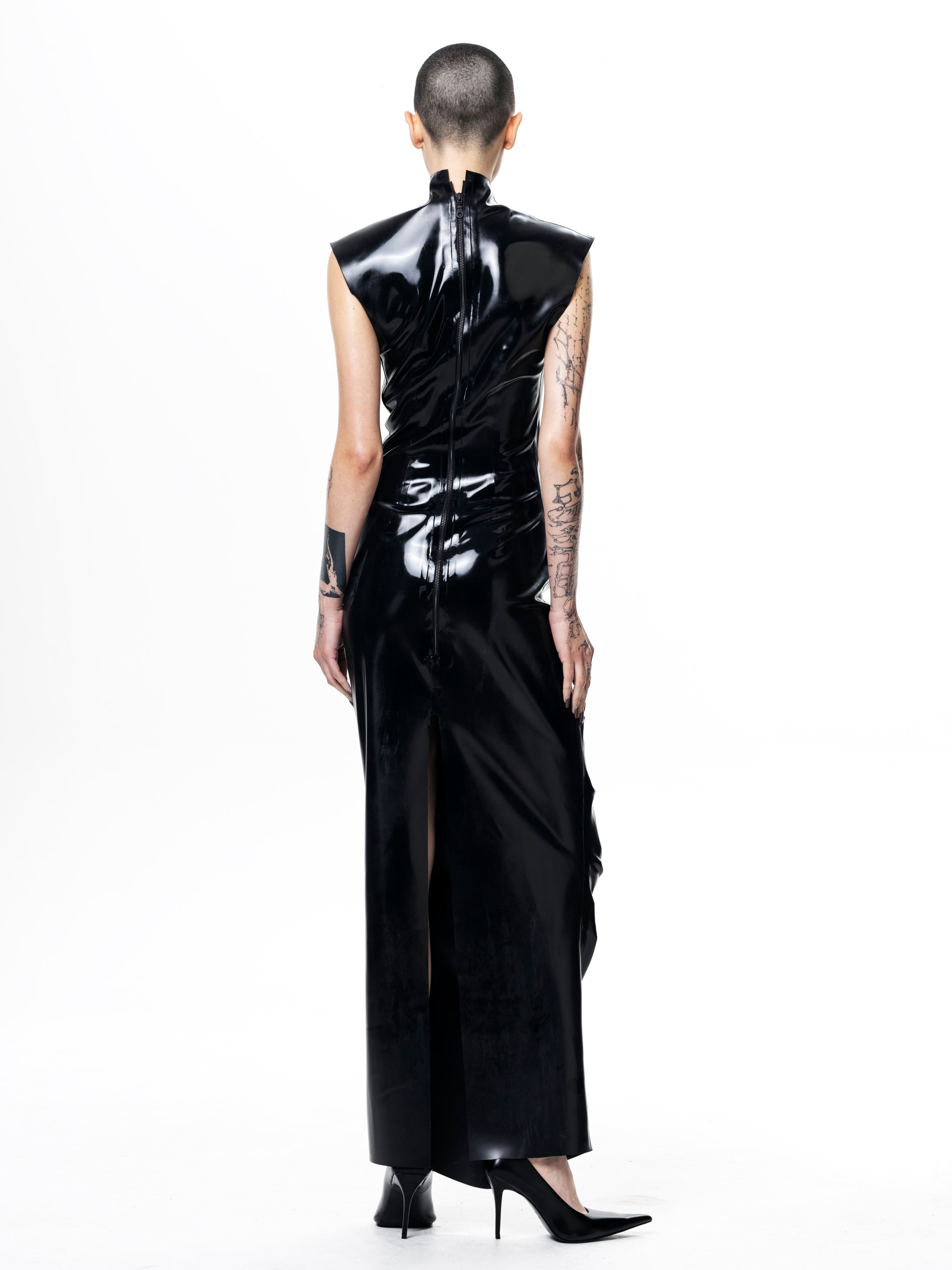 Black shrimp dress