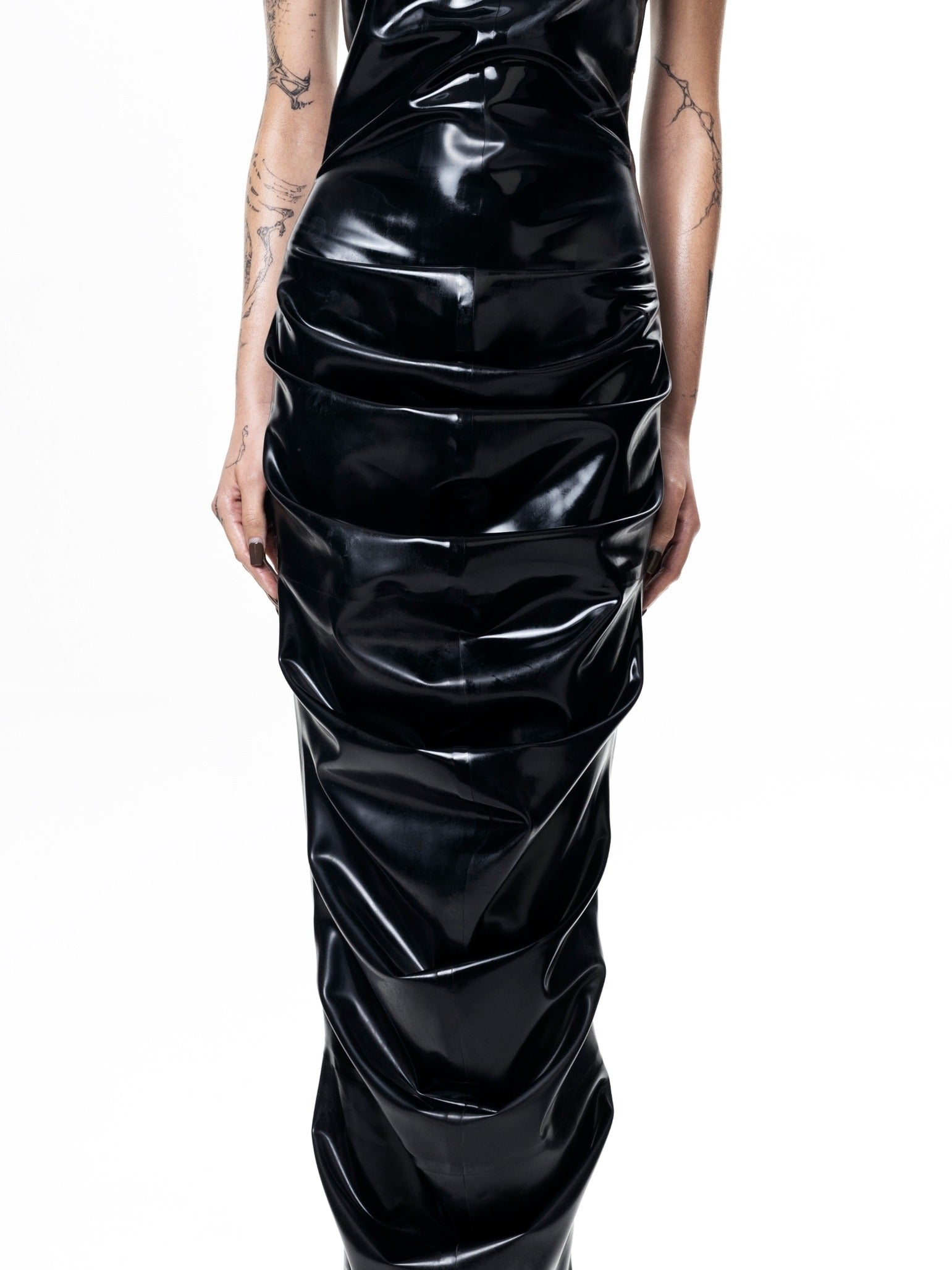 Black shrimp dress