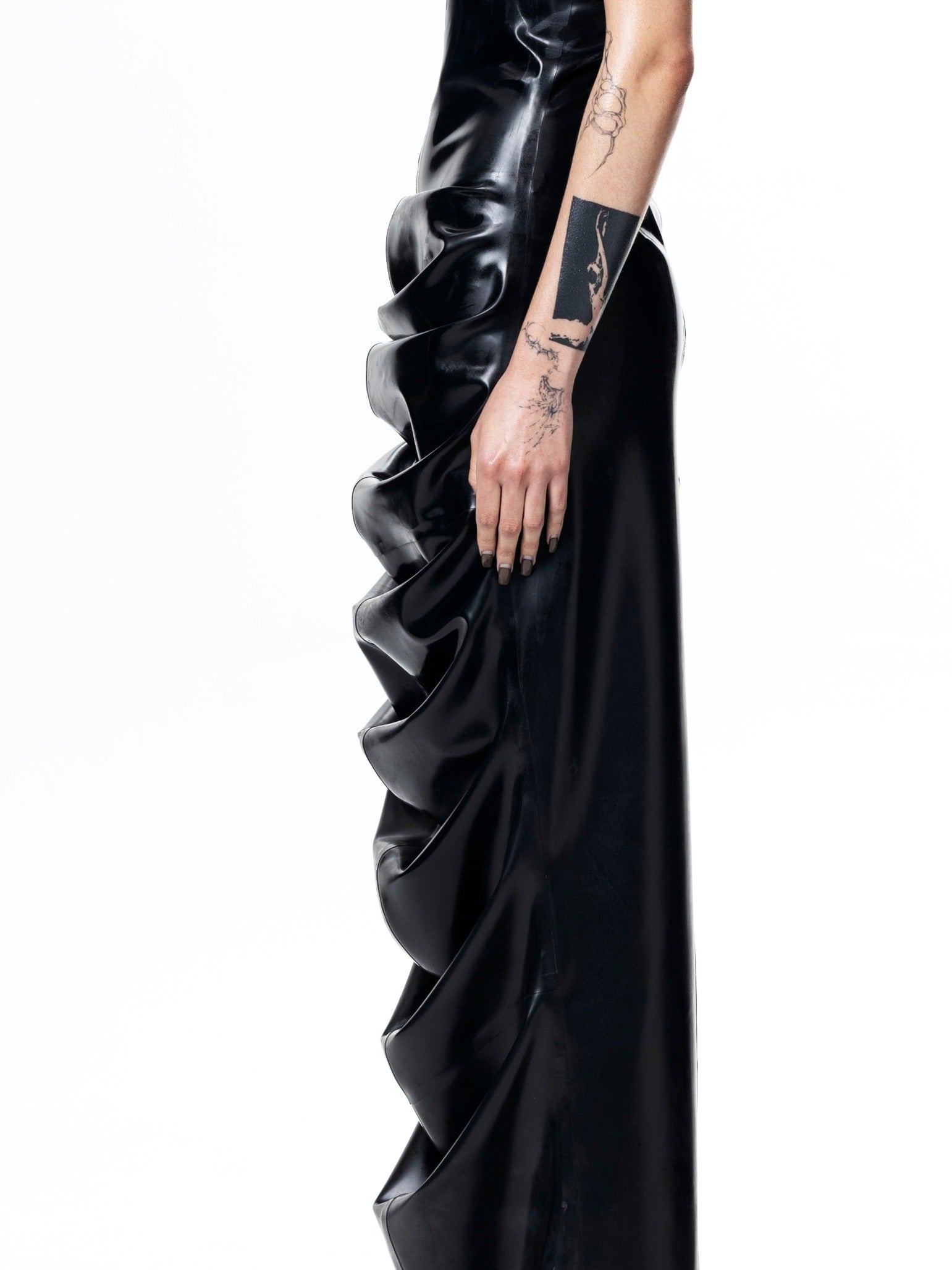 Black shrimp dress