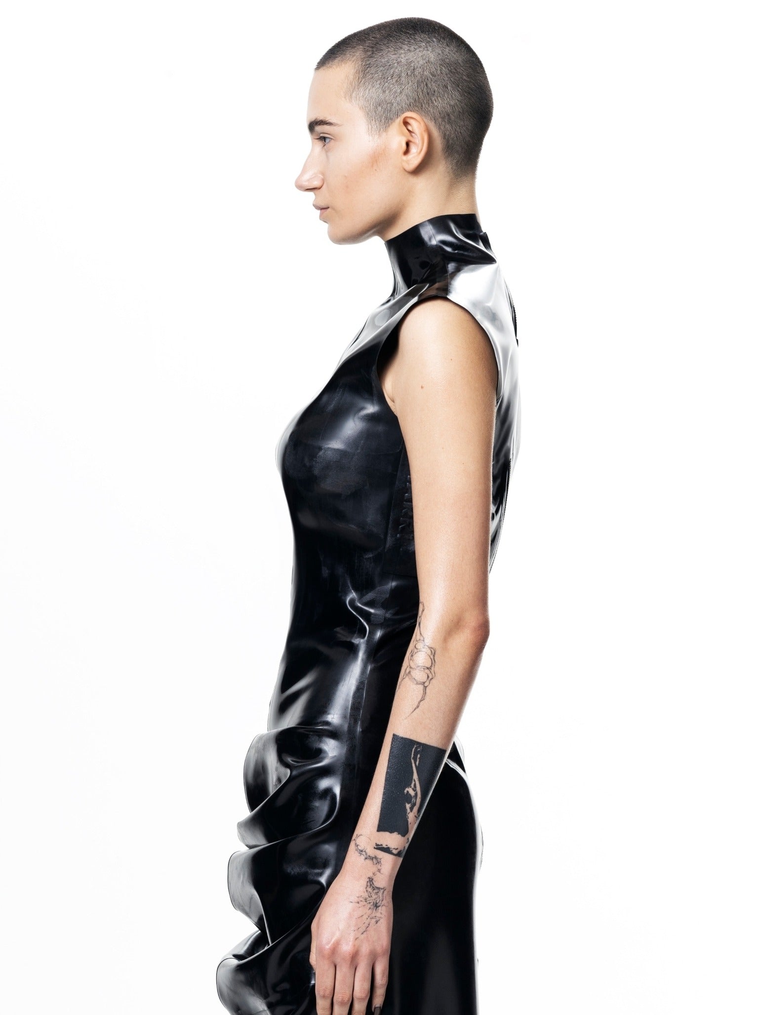 Black shrimp dress