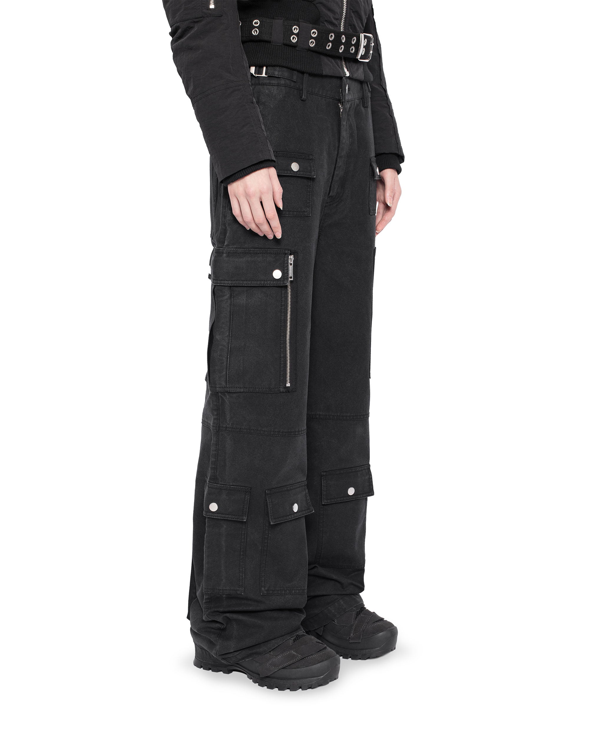Cargo coated pants