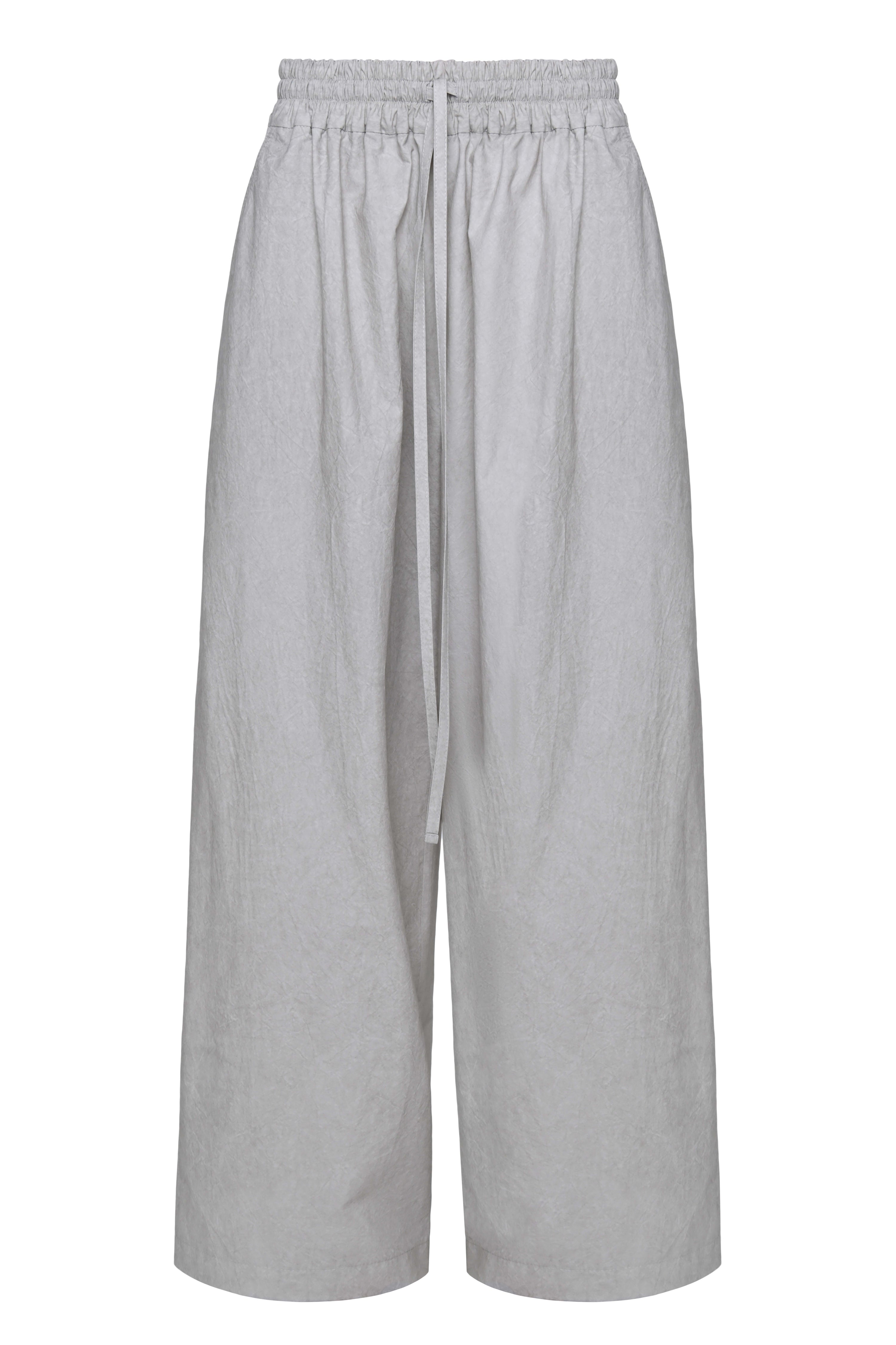Wide leg pants light gray