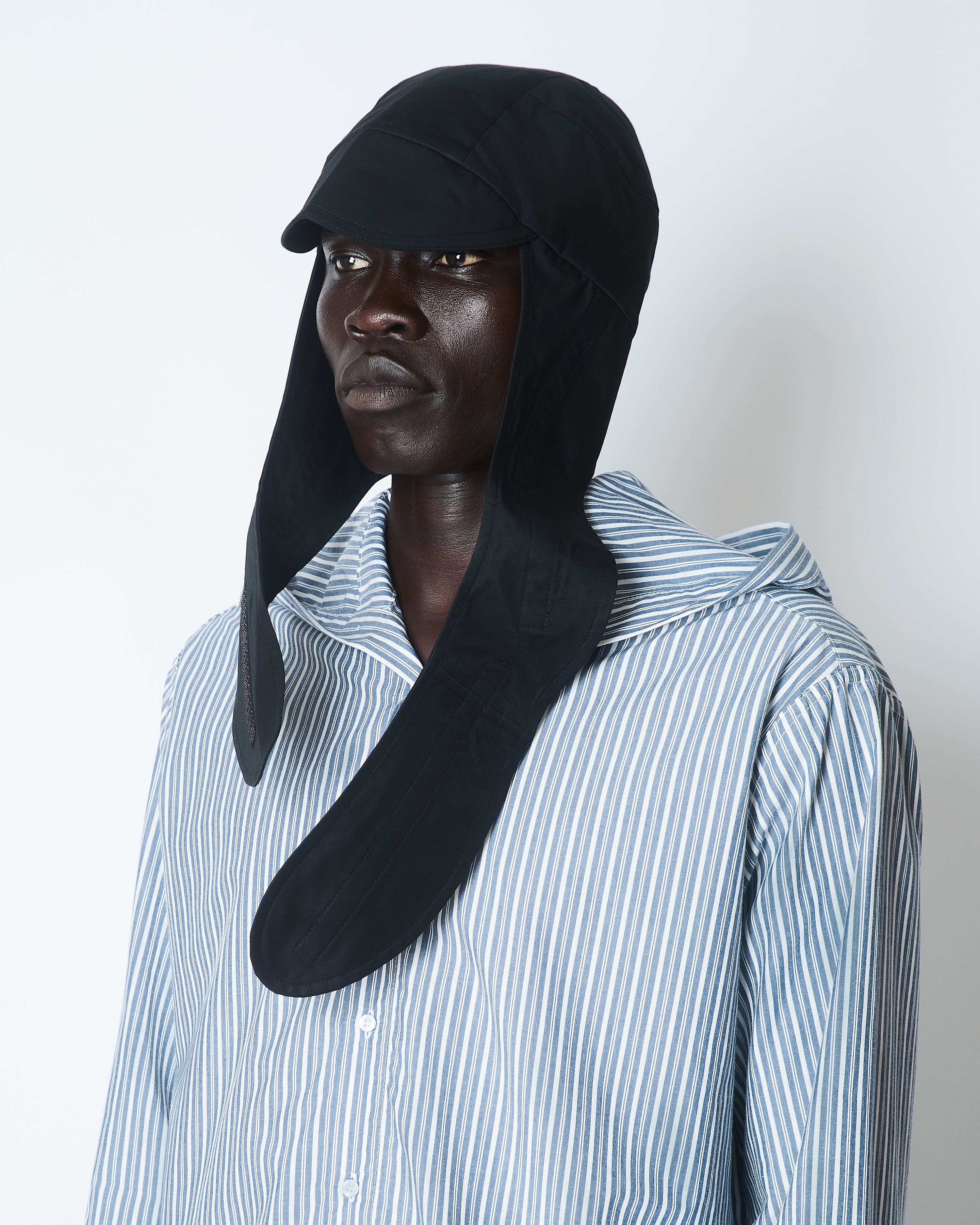 Twill motion aviation hat nylon twill black