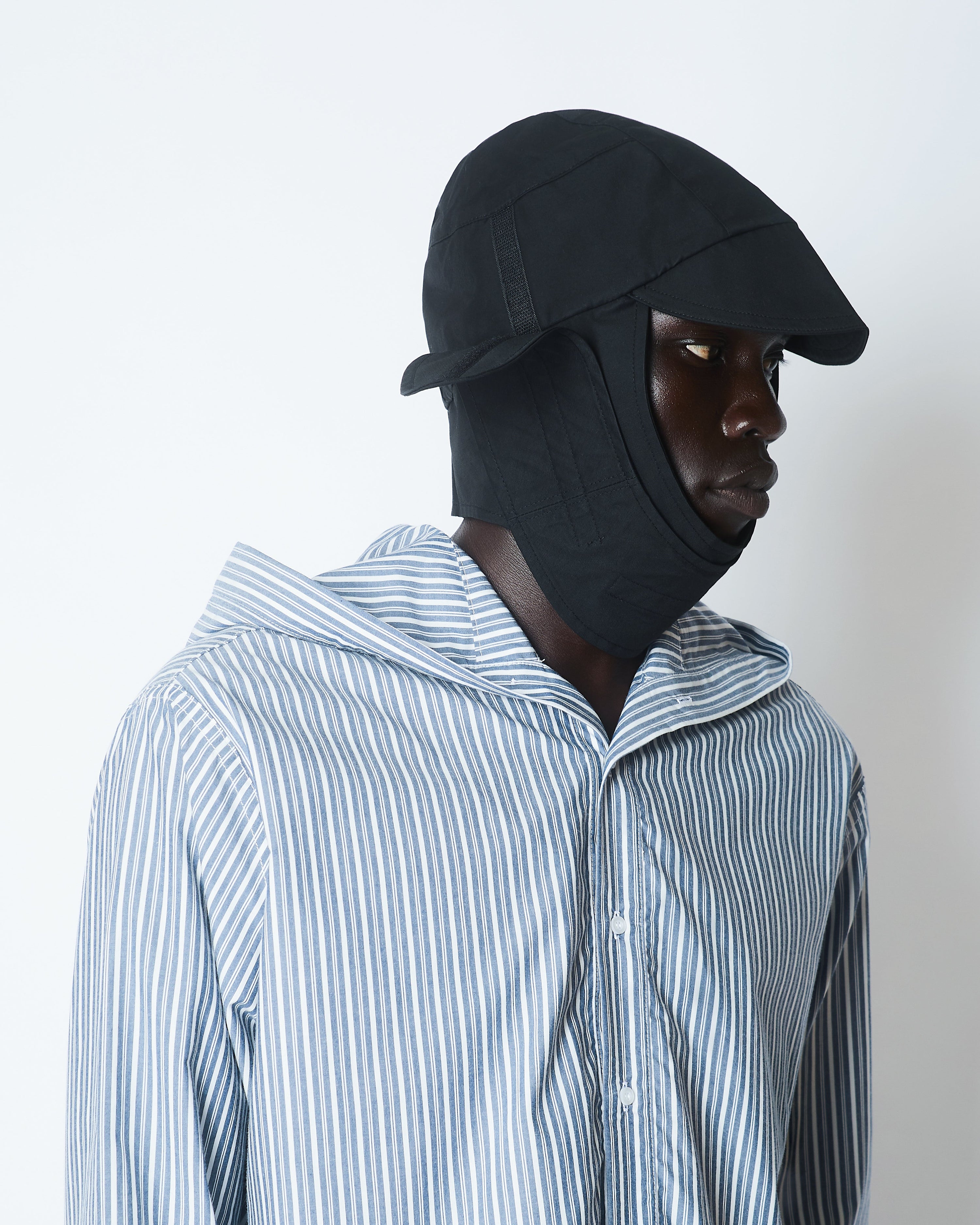 Twill motion aviation hat nylon twill black