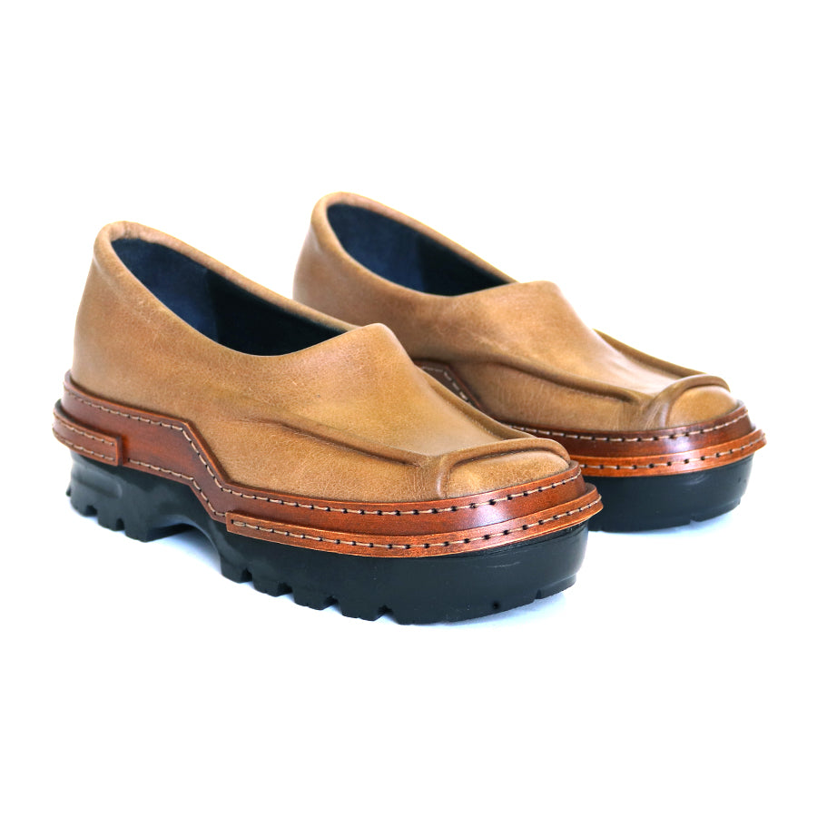 Squared toe moccasins