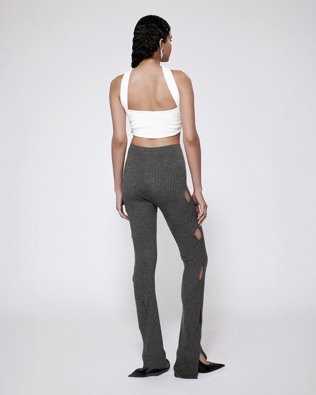 Asuka bralette rib jersey white