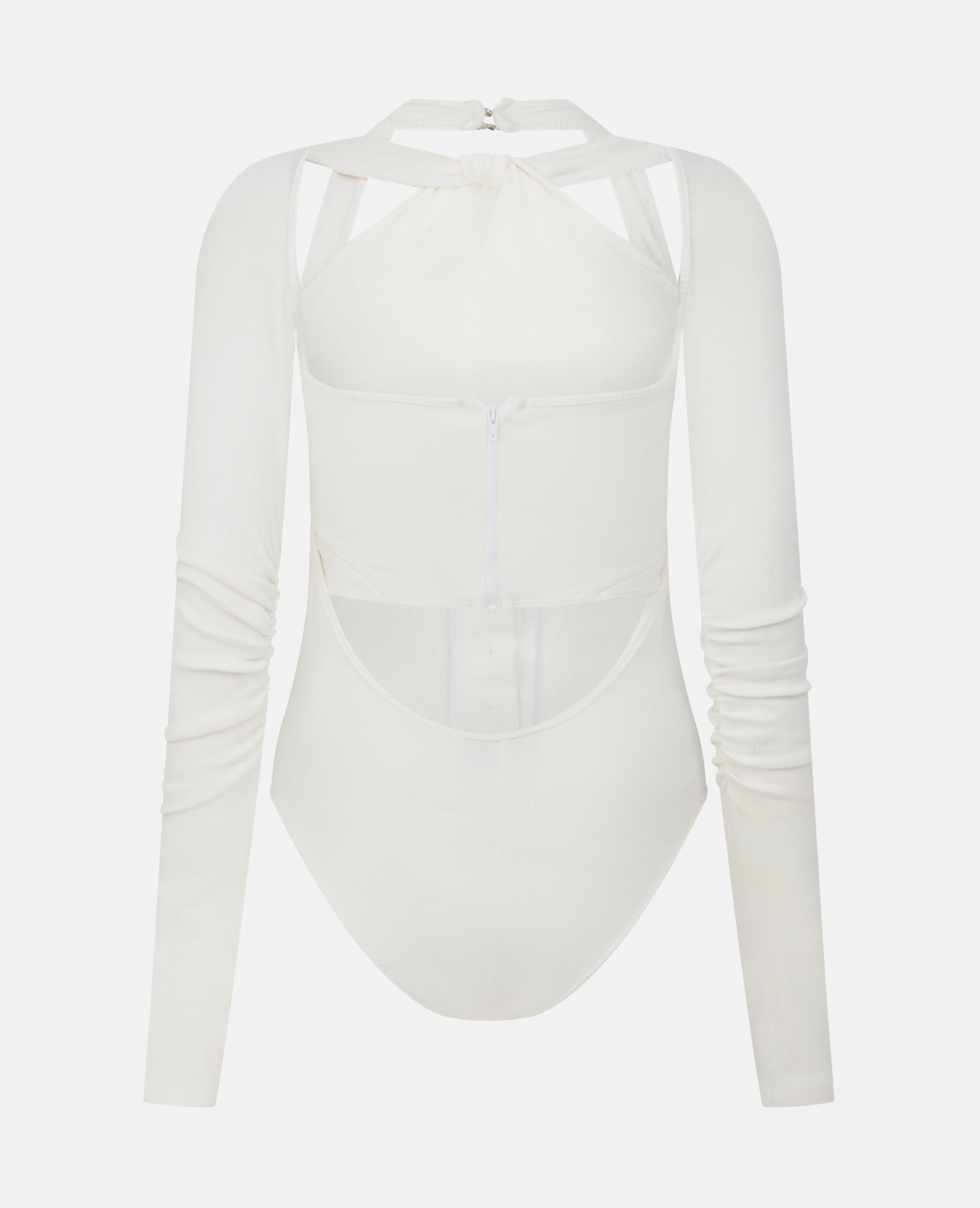 Asuka leotard white