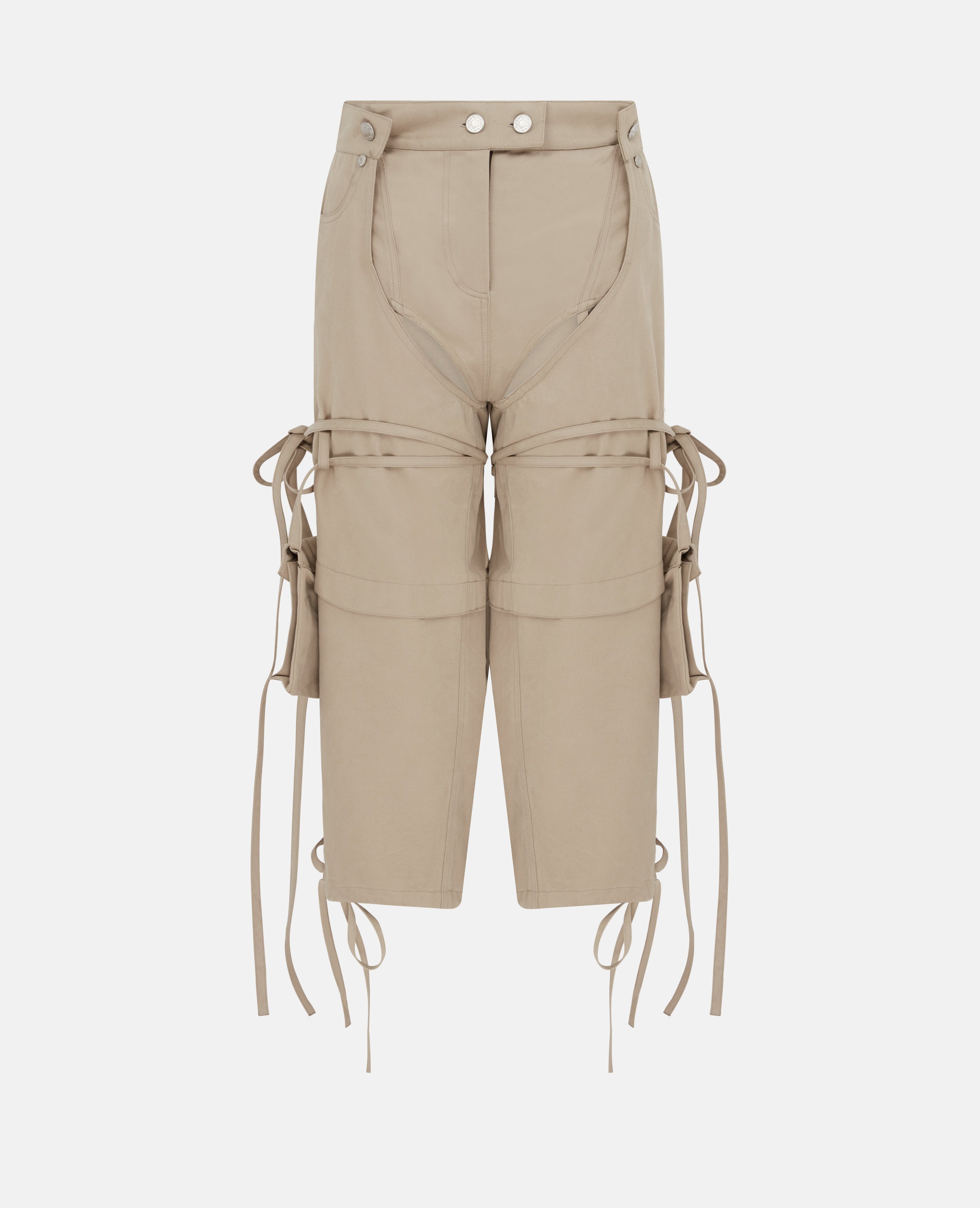 Bella chap capris cargo stone
