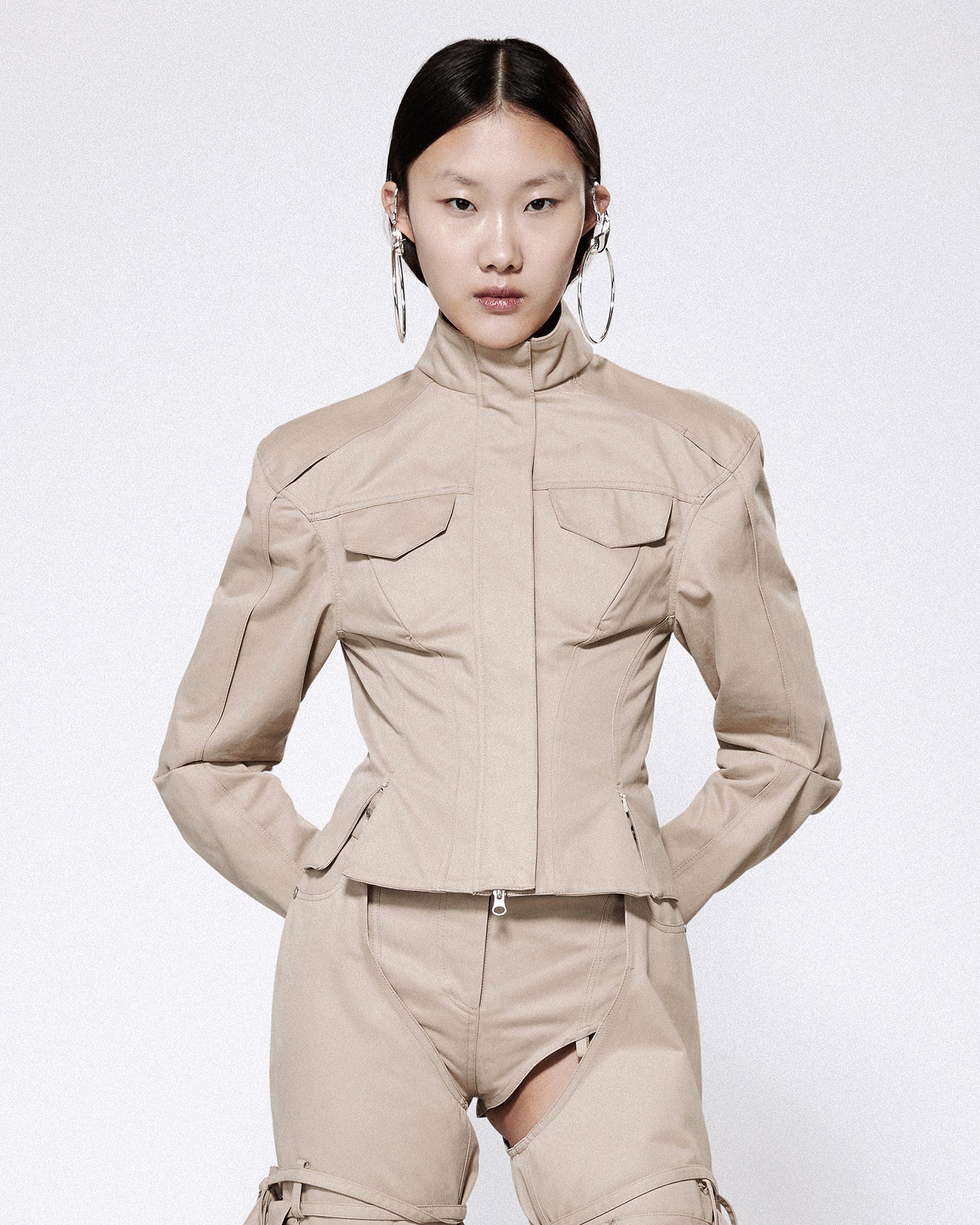 Bella jacket stone