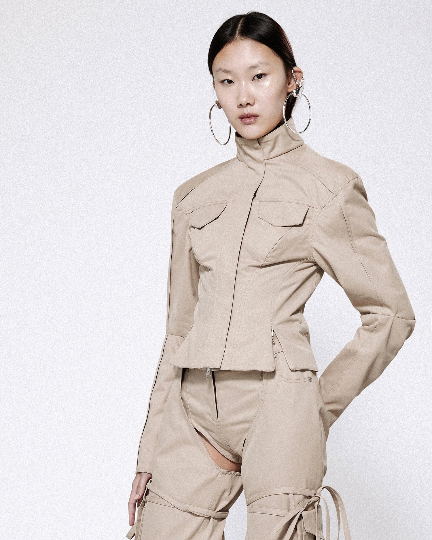 Bella jacket stone