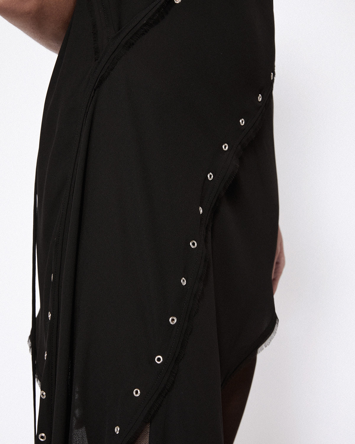 Robyn eyelet dress black